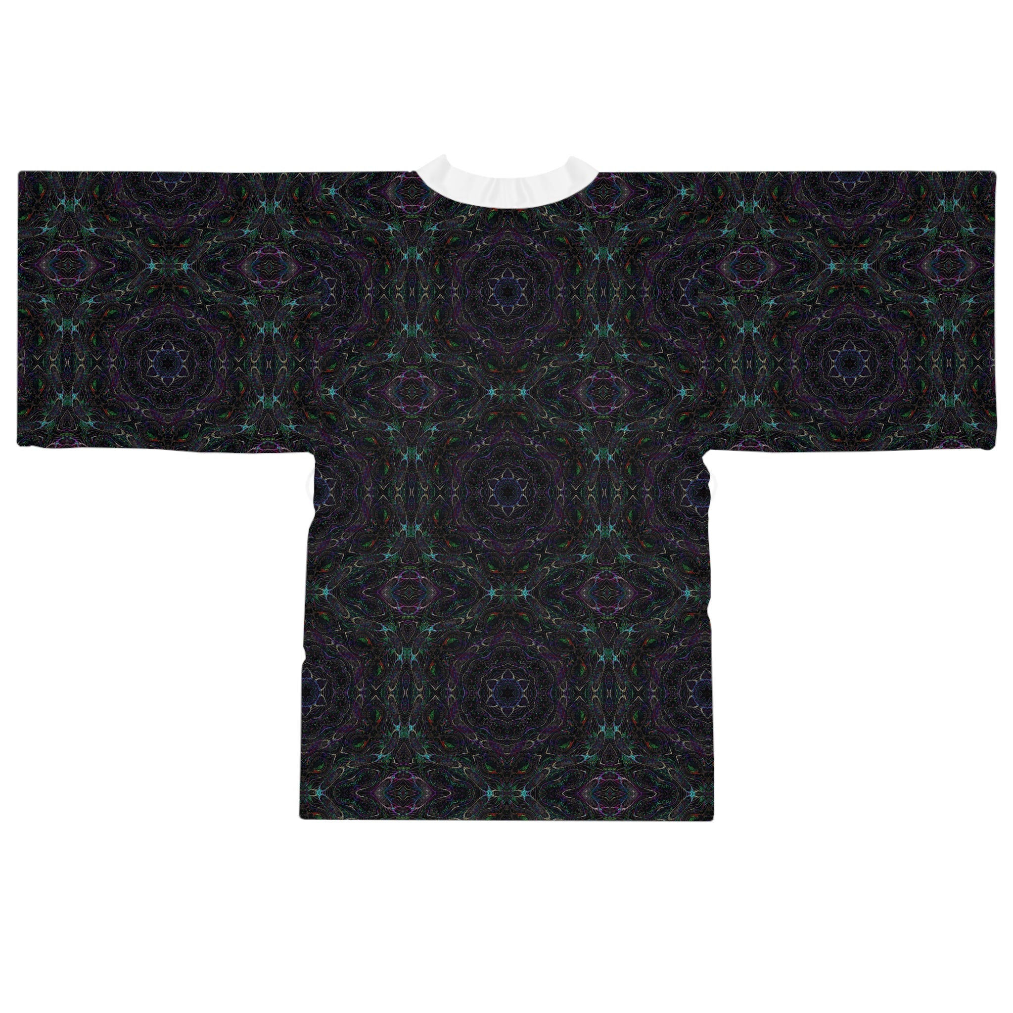 Long Sleeve Kimono Robe - P5 Kaleidoscopic No.32