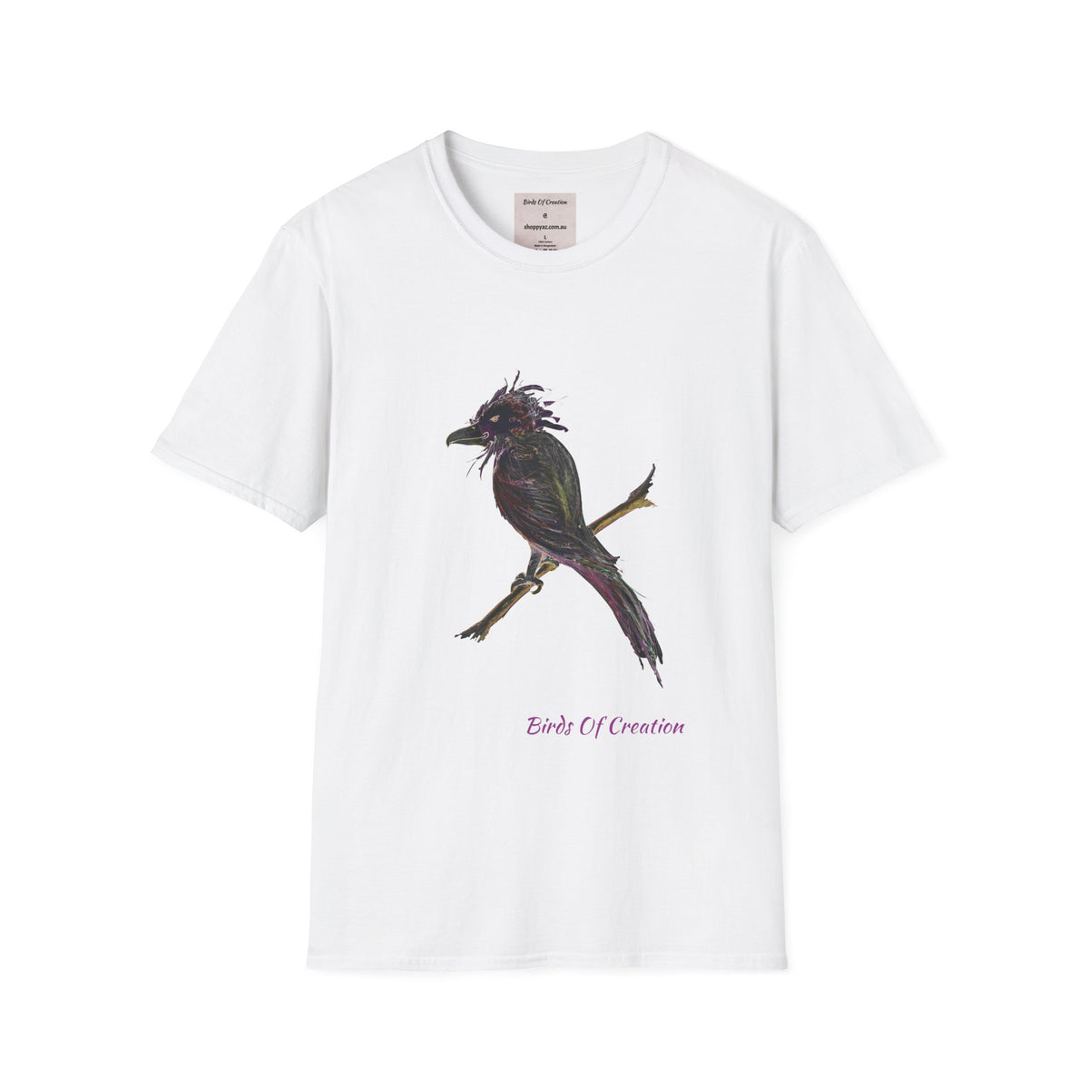 Unisex Softstyle T-Shirt - Birds Of Creation No.1