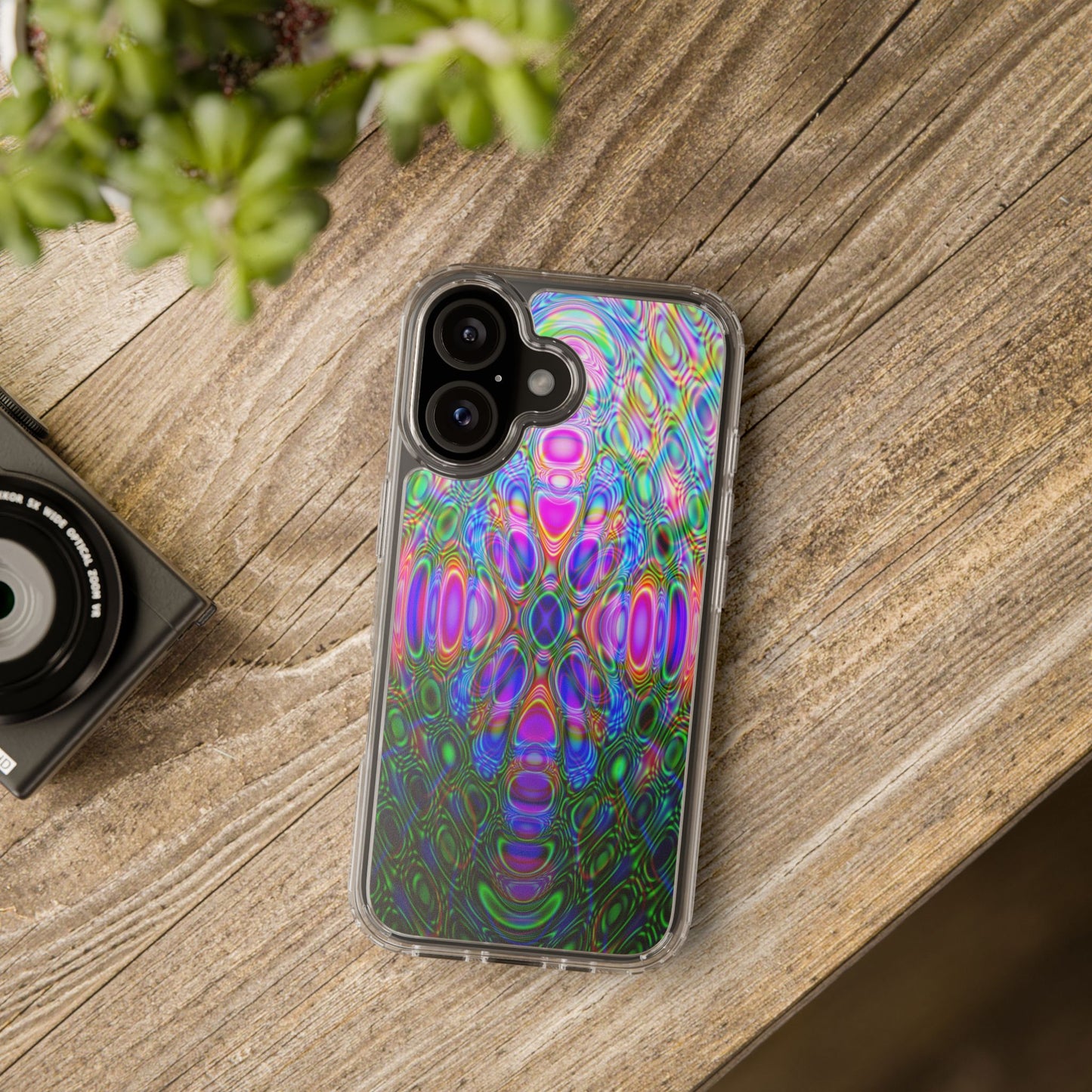 iPhone 16 Clear Case – DMT Seer No.2