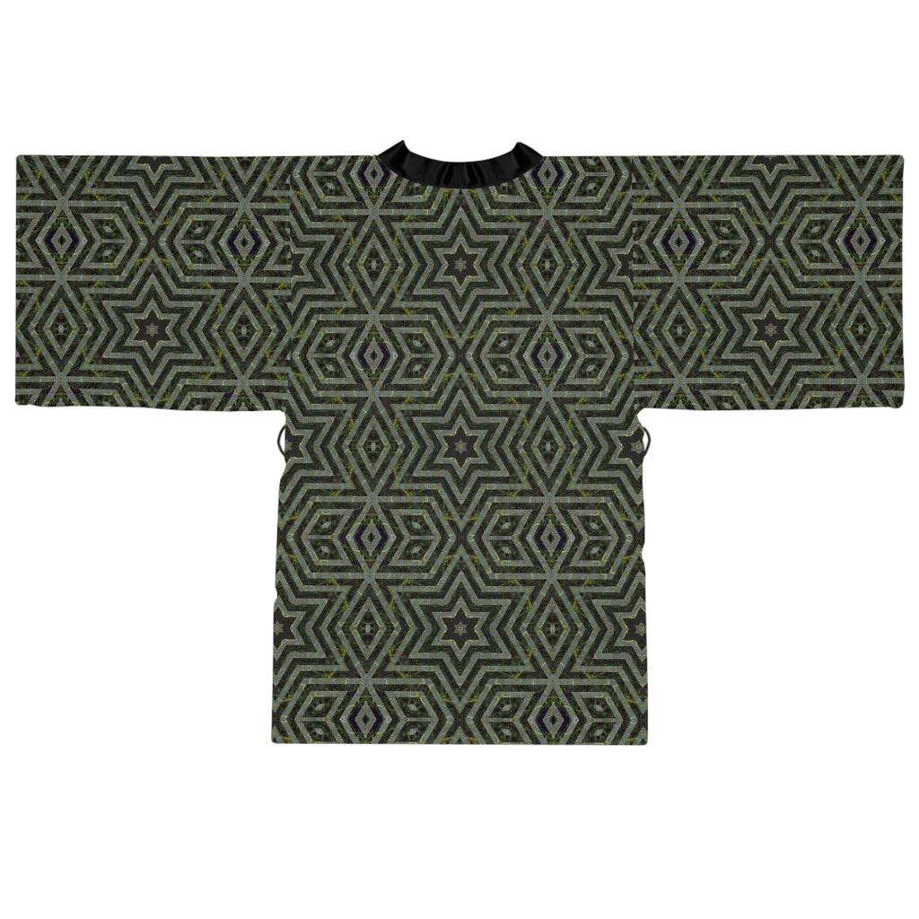Long Sleeve Kimono Robe - P5 Kaleidoscopic No.9