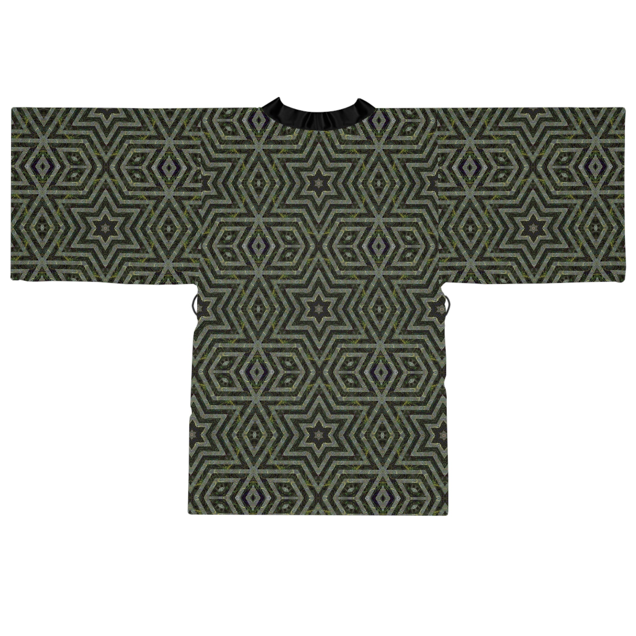Long Sleeve Kimono Robe - P5 Kaleidoscopic No.9
