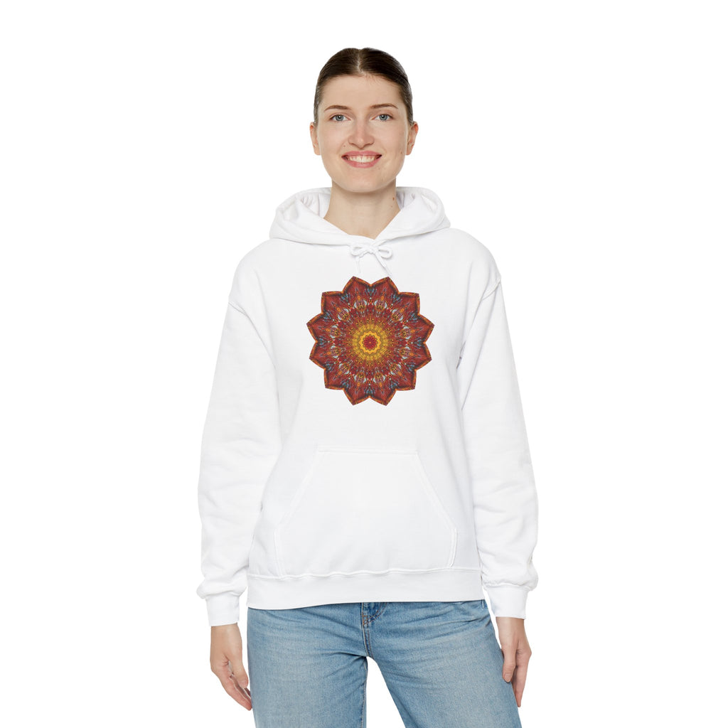 Unisex Heavy Blend™ Hooded Sweatshirt - Starflower Mandalas No.1