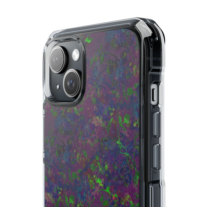 iPhone 15 Magnetic Clear Impact Case - Hidden Weave Series V3 No.23