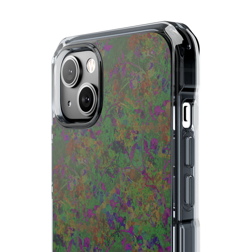iPhone 14 Magnetic Clear Impact Case - Hidden Weave Series V3 No.24