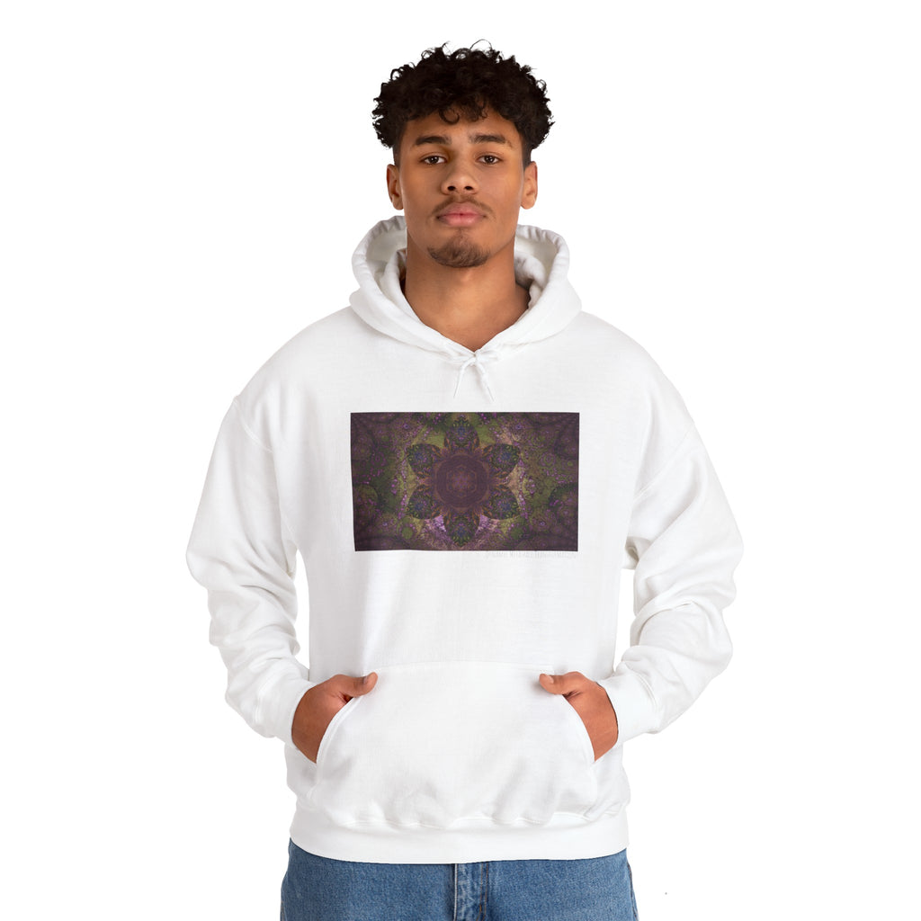 Unisex Heavy Blend™ Hooded Sweatshirt - Love Light Flowers No.L8LM3