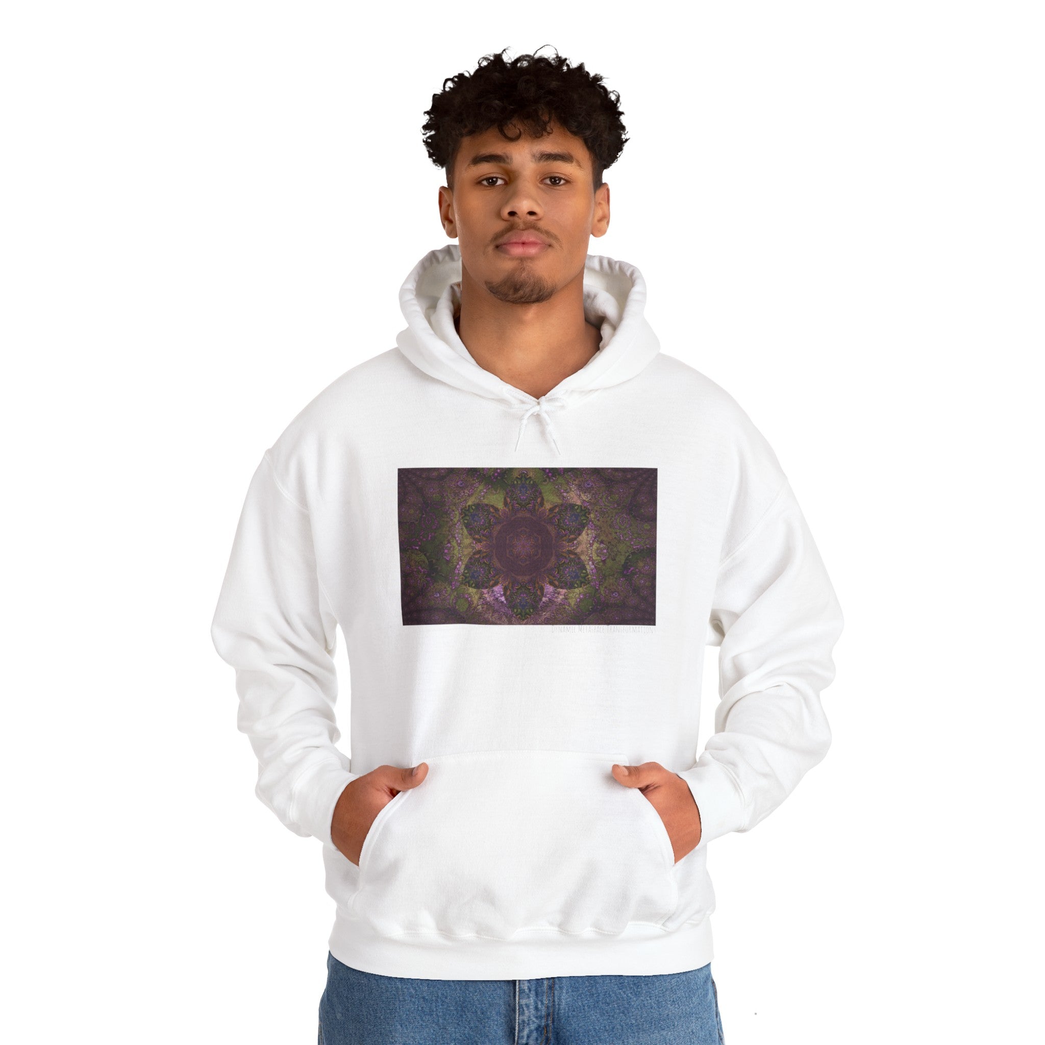 Unisex Heavy Blend™ Hooded Sweatshirt - Love Light Flowers No.L8LM3