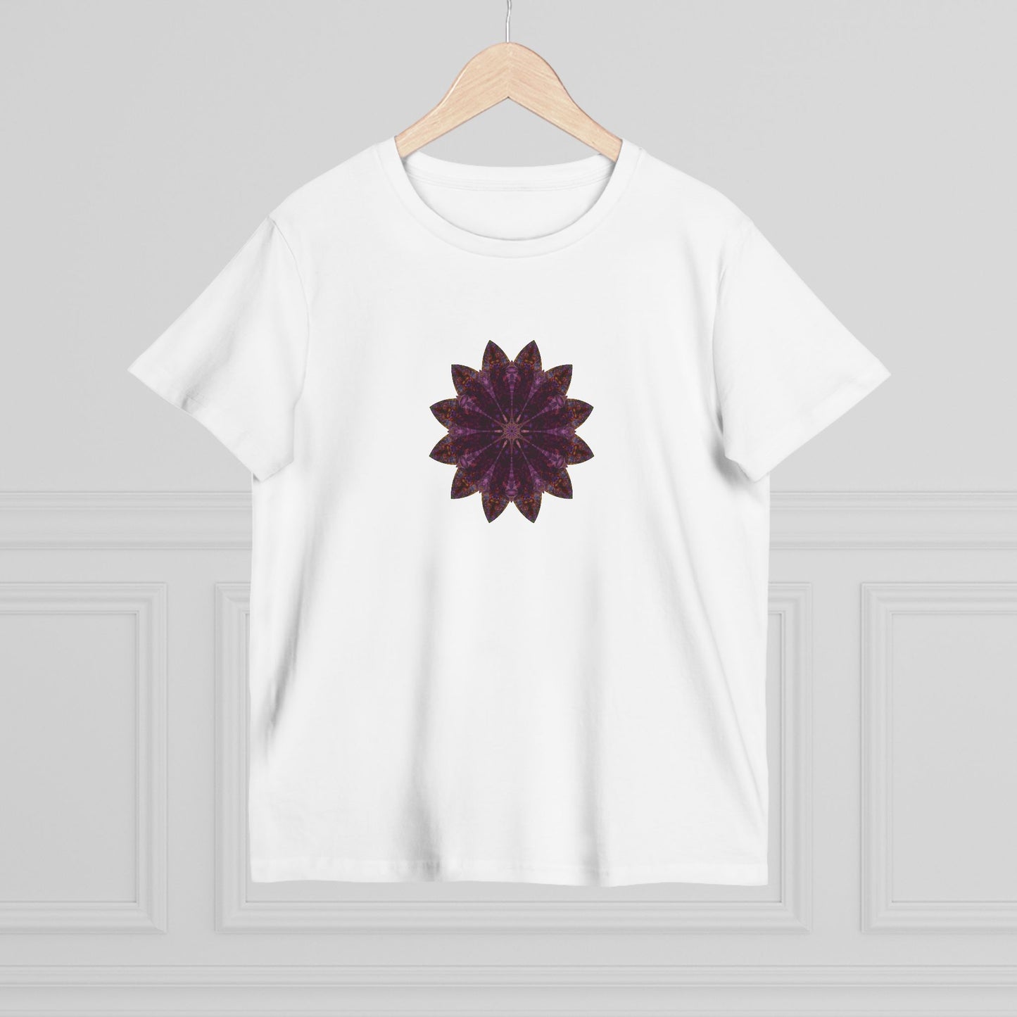 Women’s Maple Tee - Love Light Mandalas No.15