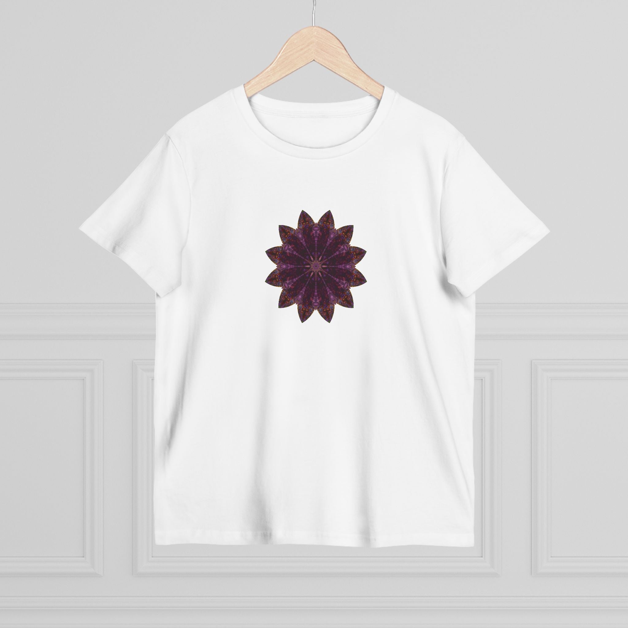 Women’s Maple Tee - Love Light Mandalas No.15