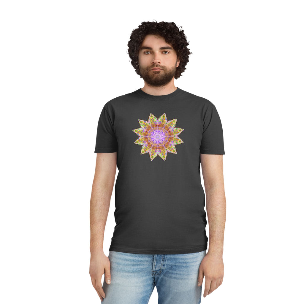 Unisex Faded Shirt - Love Light Mandalas No.14