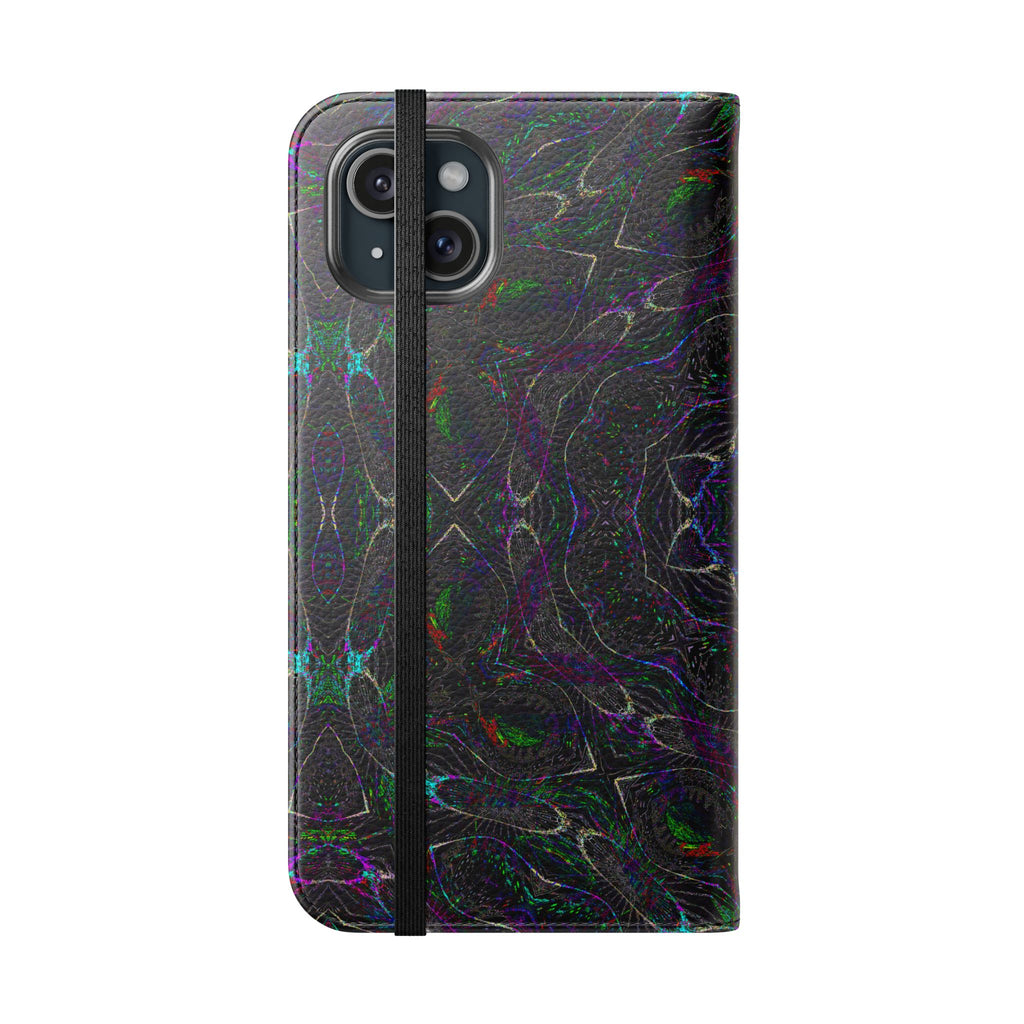 iPhone 15 Flip Case - P5 Kaleidoscopic No.32
