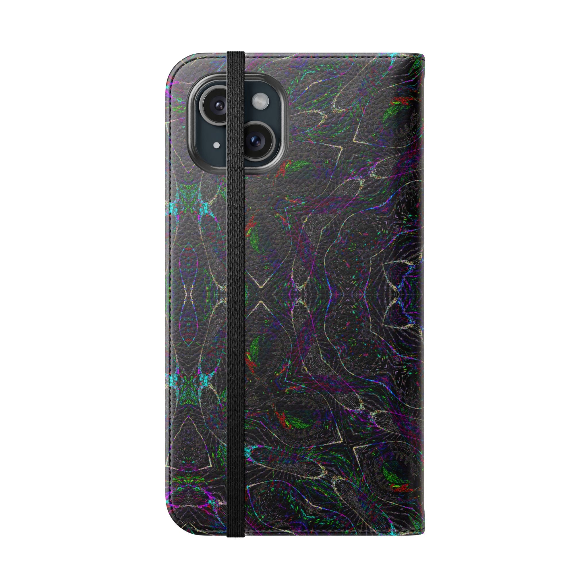 iPhone 15 Flip Case - P5 Kaleidoscopic No.32
