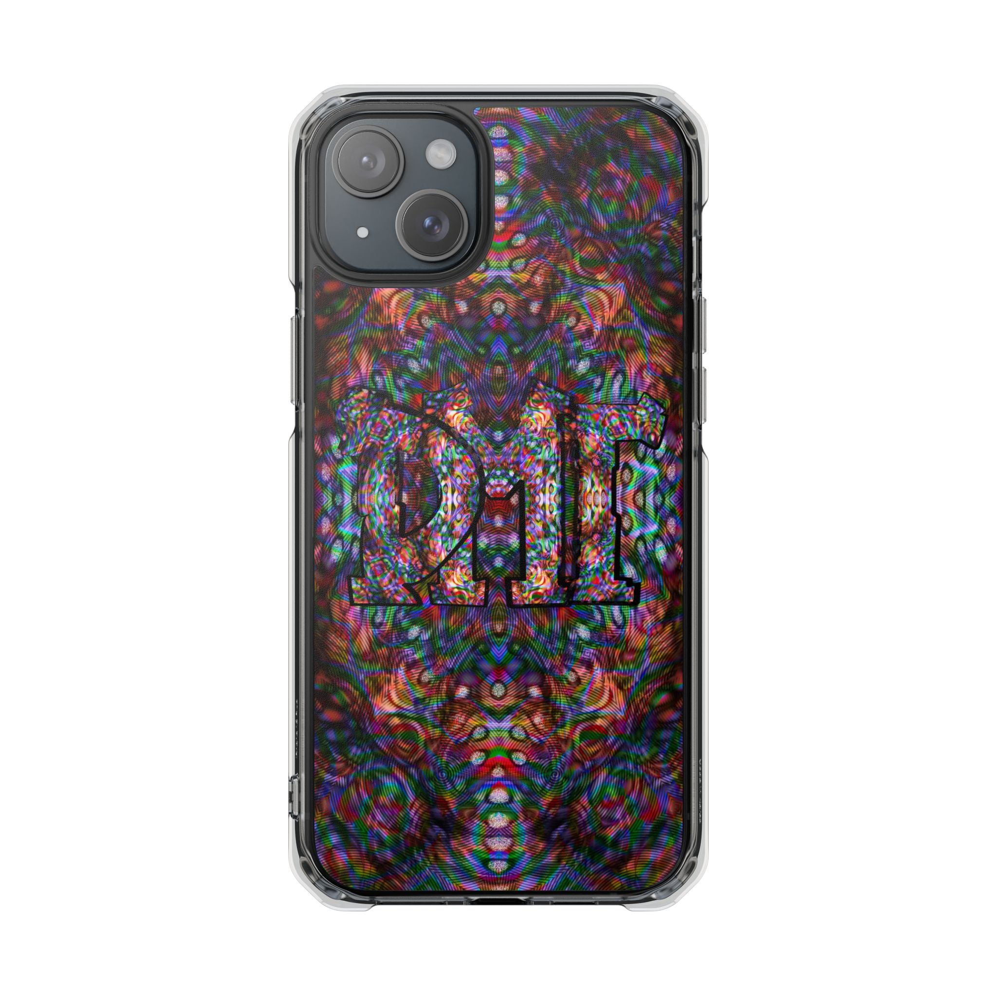 iPhone 15 Magnetic Clear Impact Case - DMT Scribe No.S1T1
