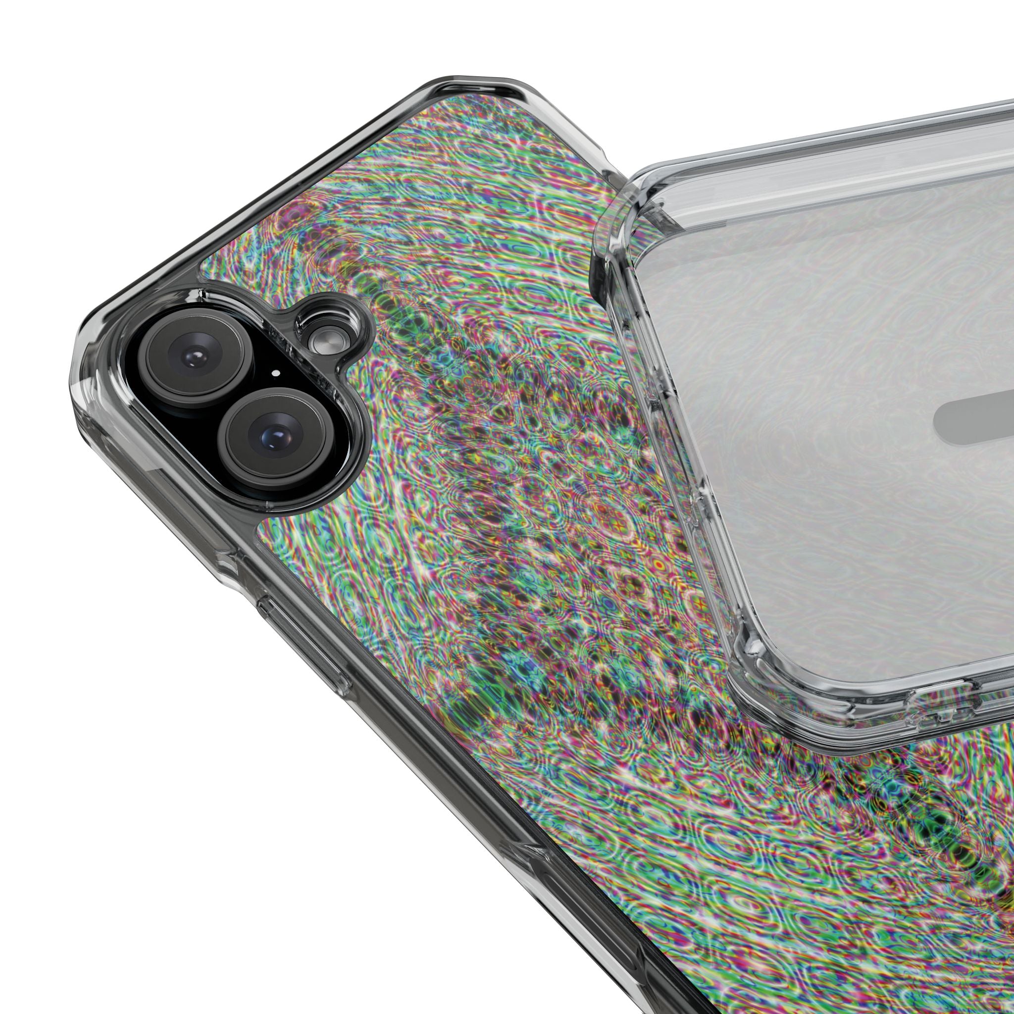 iPhone 16 Magnetic Clear Impact Case - DMT Seer No.14