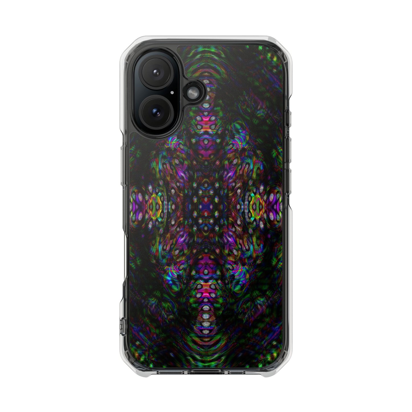 iPhone 16 Magnetic Clear Impact Case - DMT Scribe Tiles No.2