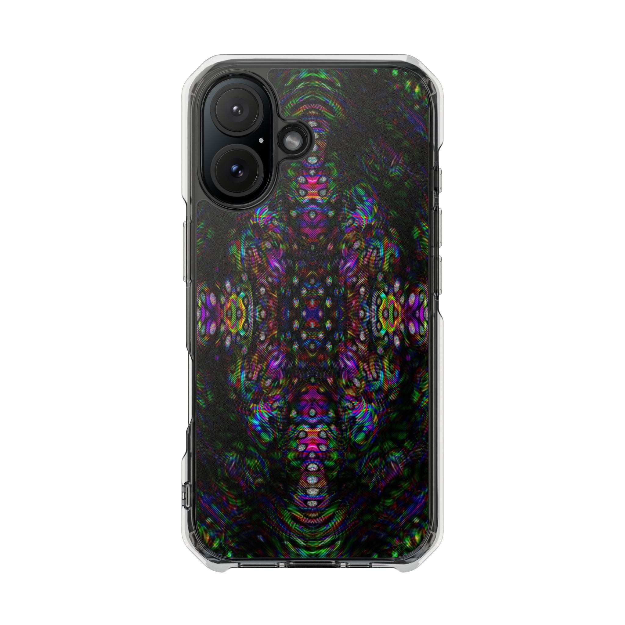 iPhone 16 Magnetic Clear Impact Case - DMT Scribe Tiles No.2