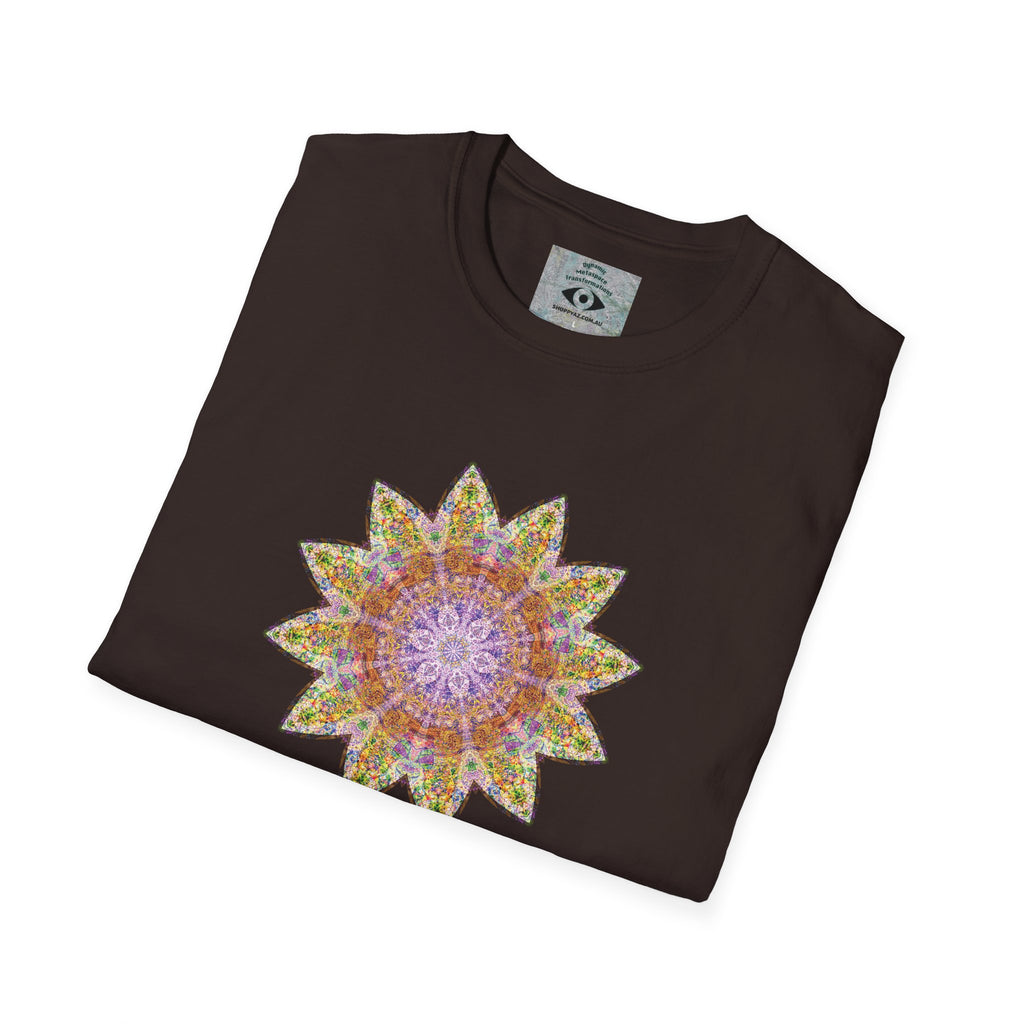 Unisex Softstyle T-Shirt - Love Light Mandalas No.14