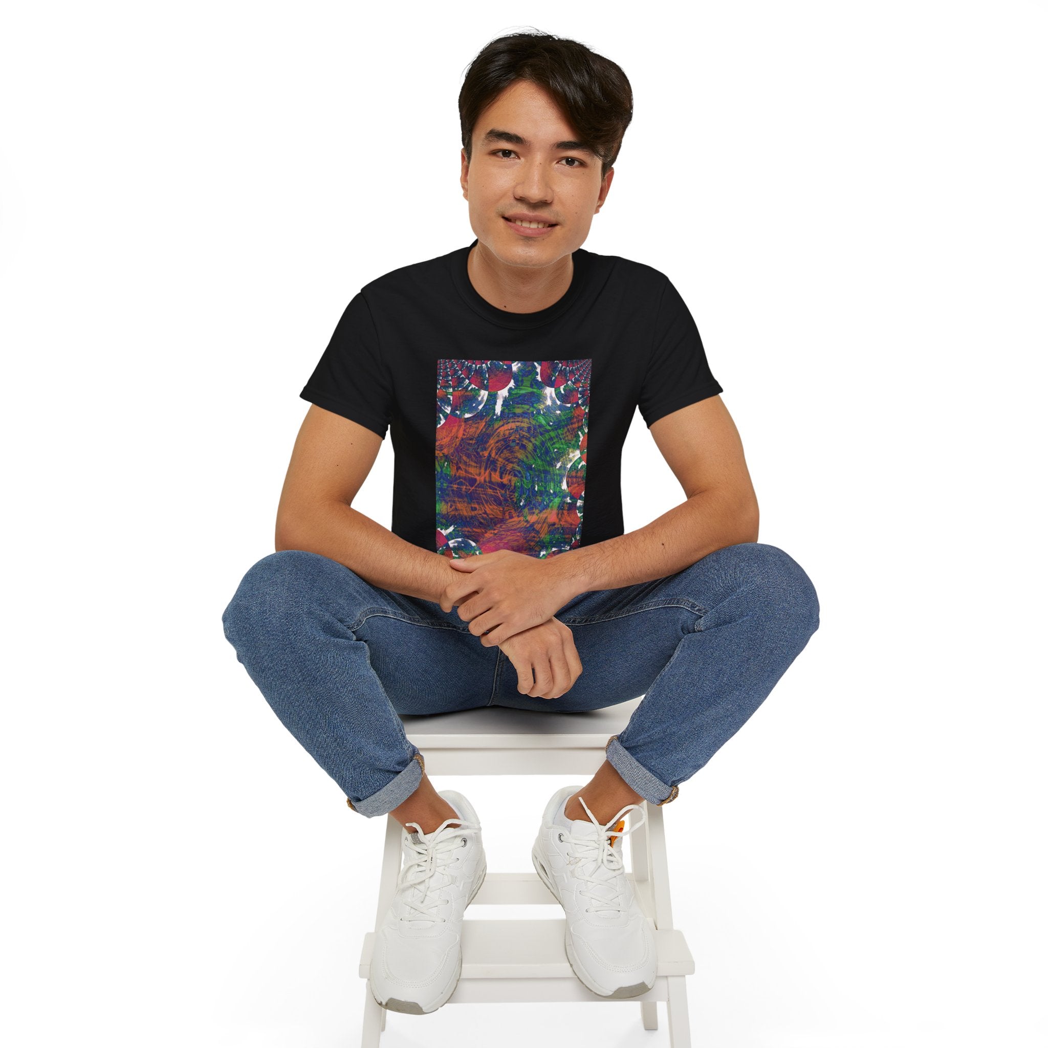 Unisex Ultra Cotton Tee - Love Light Fractals No.2