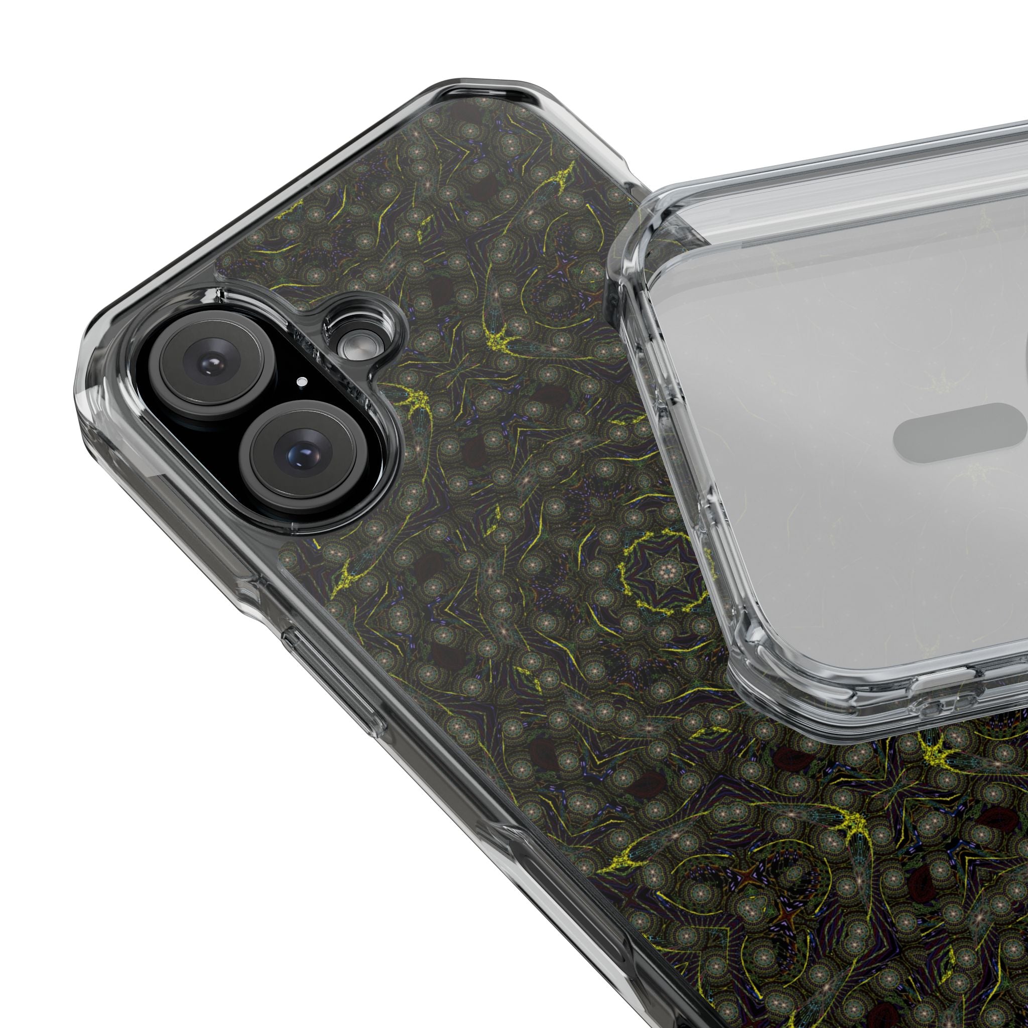 iPhone 16 Magnetic Clear Impact Case - P5 Kaleidoscopic No.2