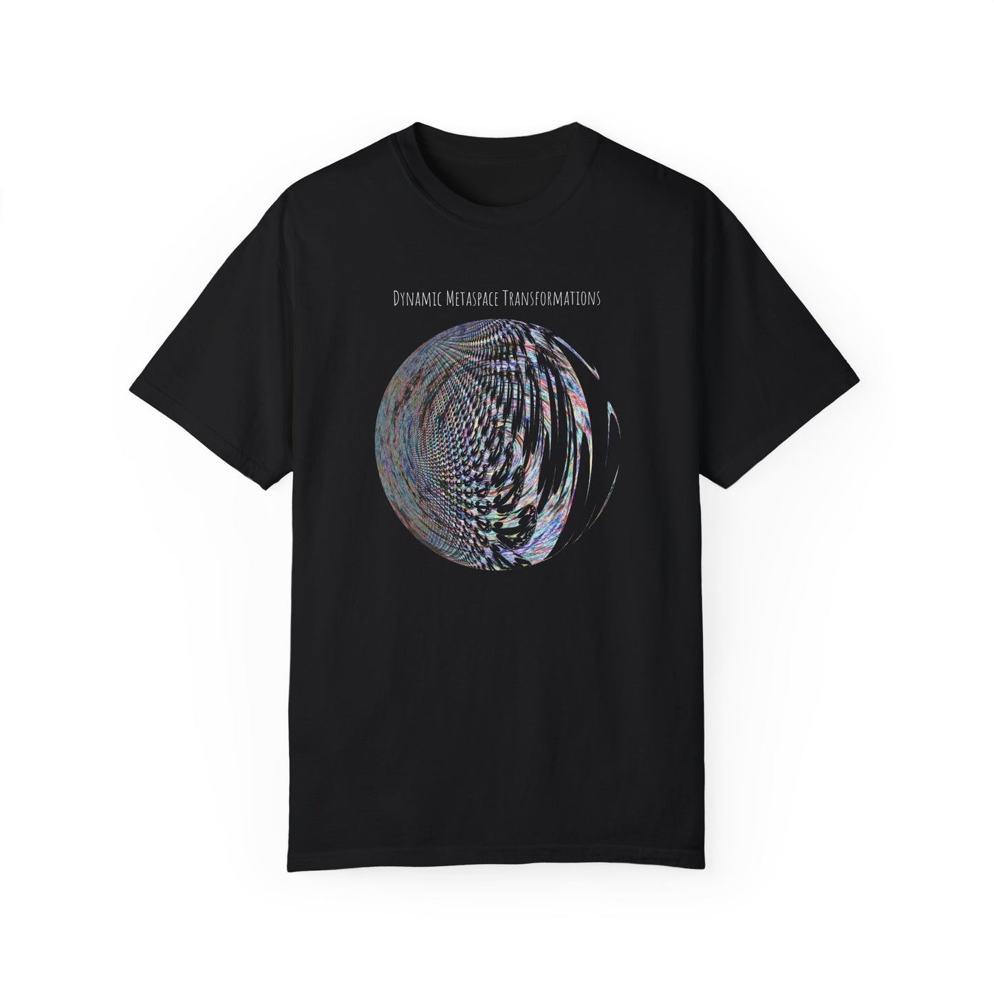 Unisex Garment-Dyed T-shirt - Fractal Moon No.2