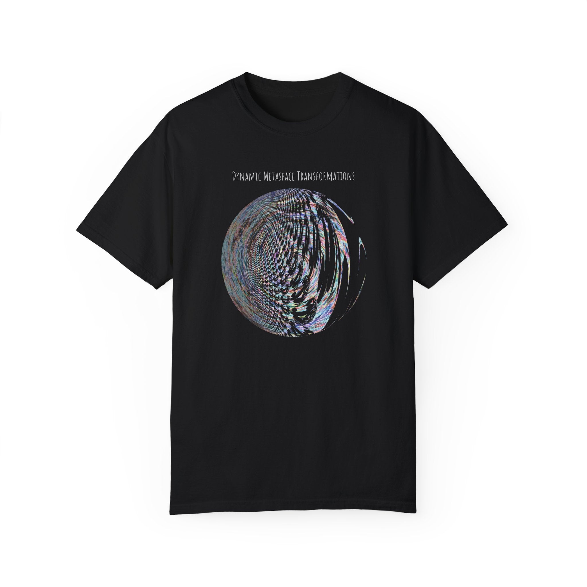 Unisex Garment-Dyed T-shirt - Fractal Moon No.2