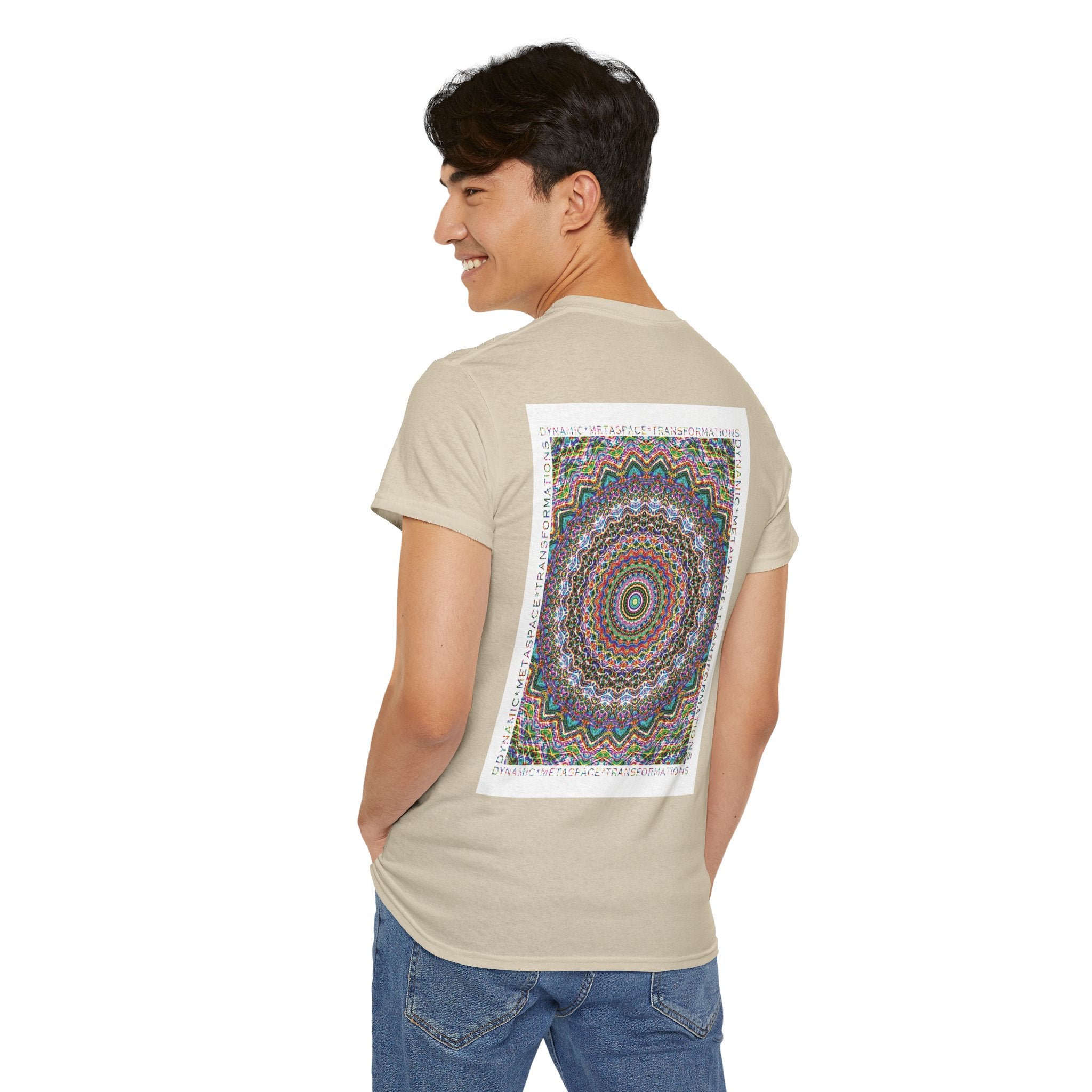Unisex Heavy Cotton Tee (Back) - DMT Seer No.7