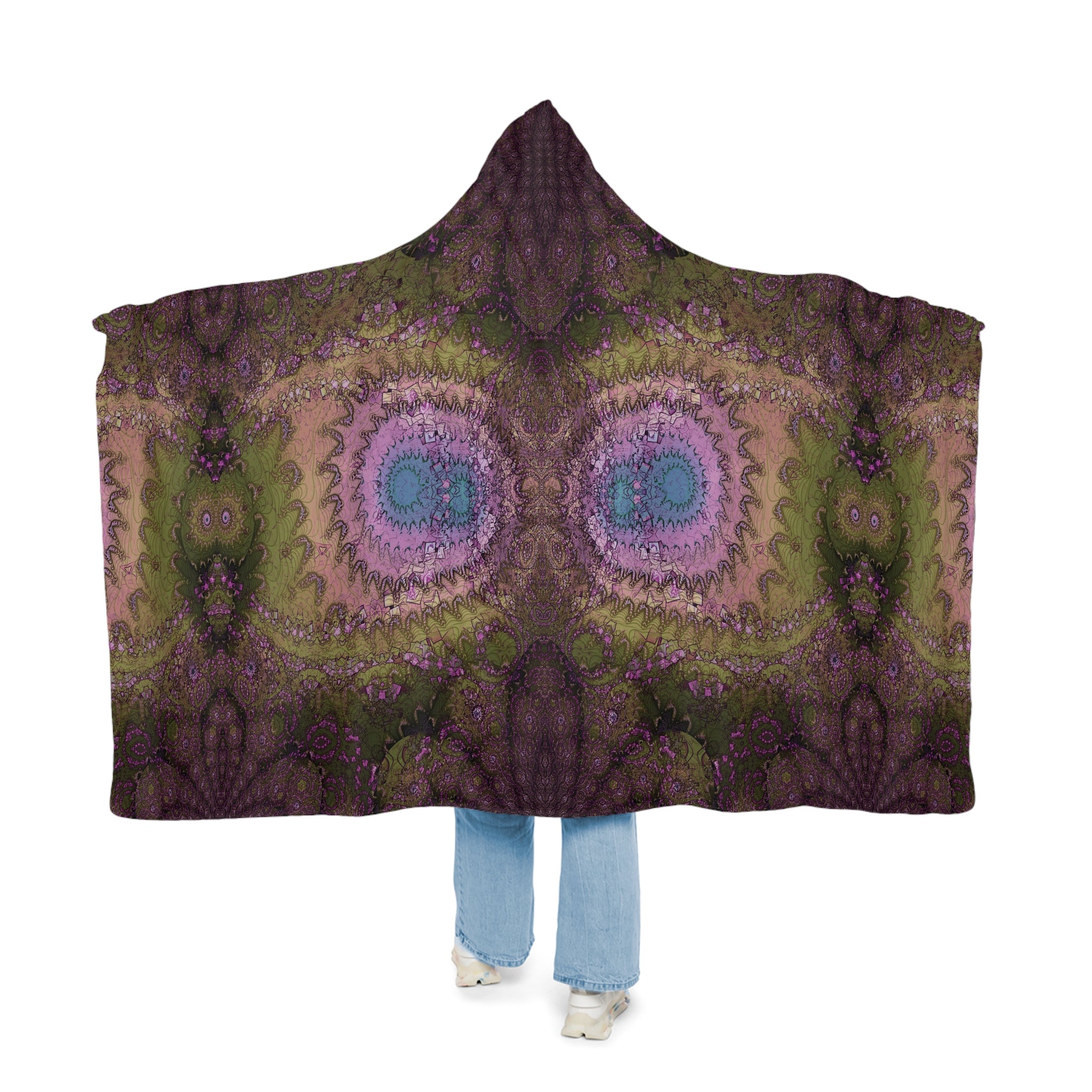Snuggle Blanket - Love Light Fractals No.8