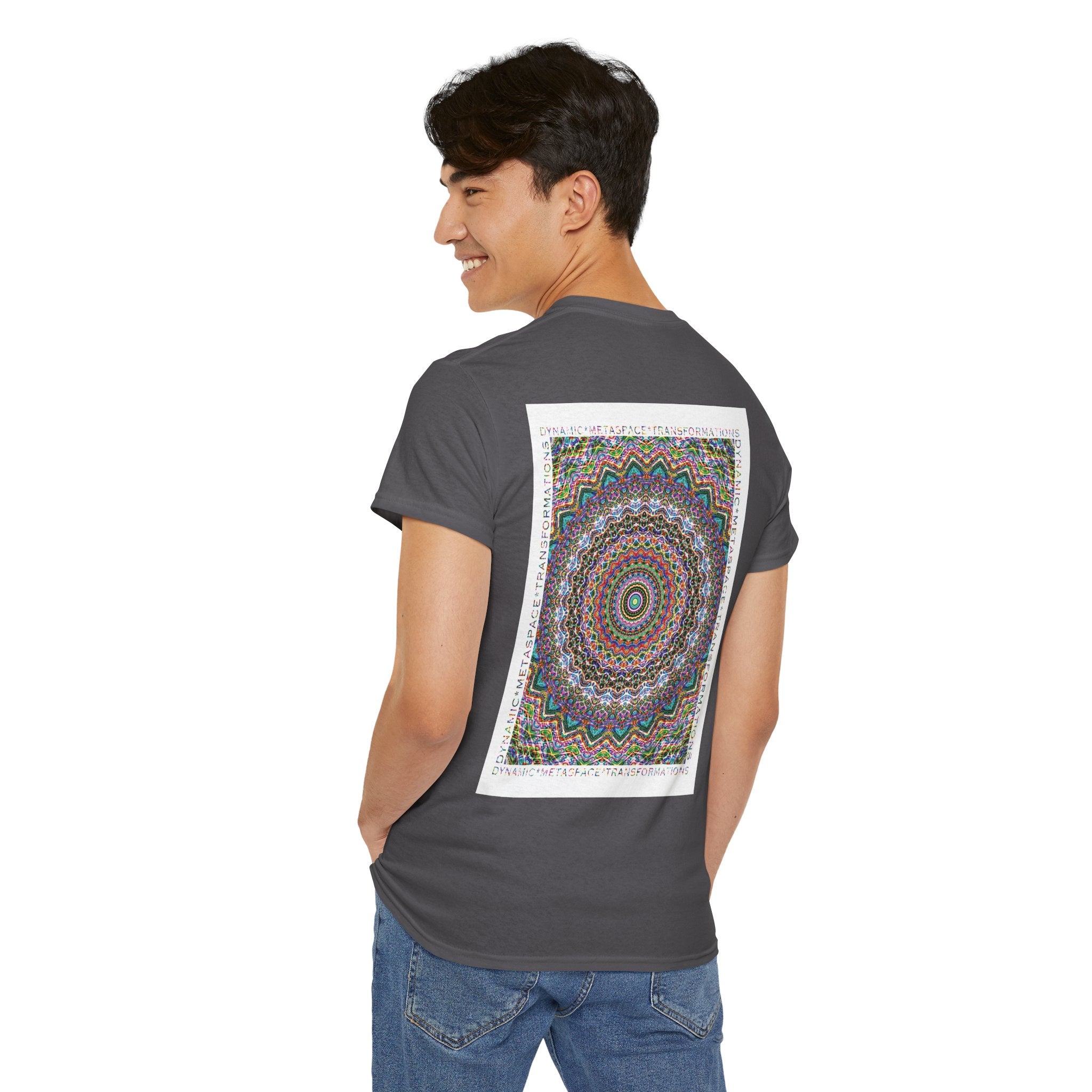 Unisex Heavy Cotton Tee (Back) - DMT Seer No.7