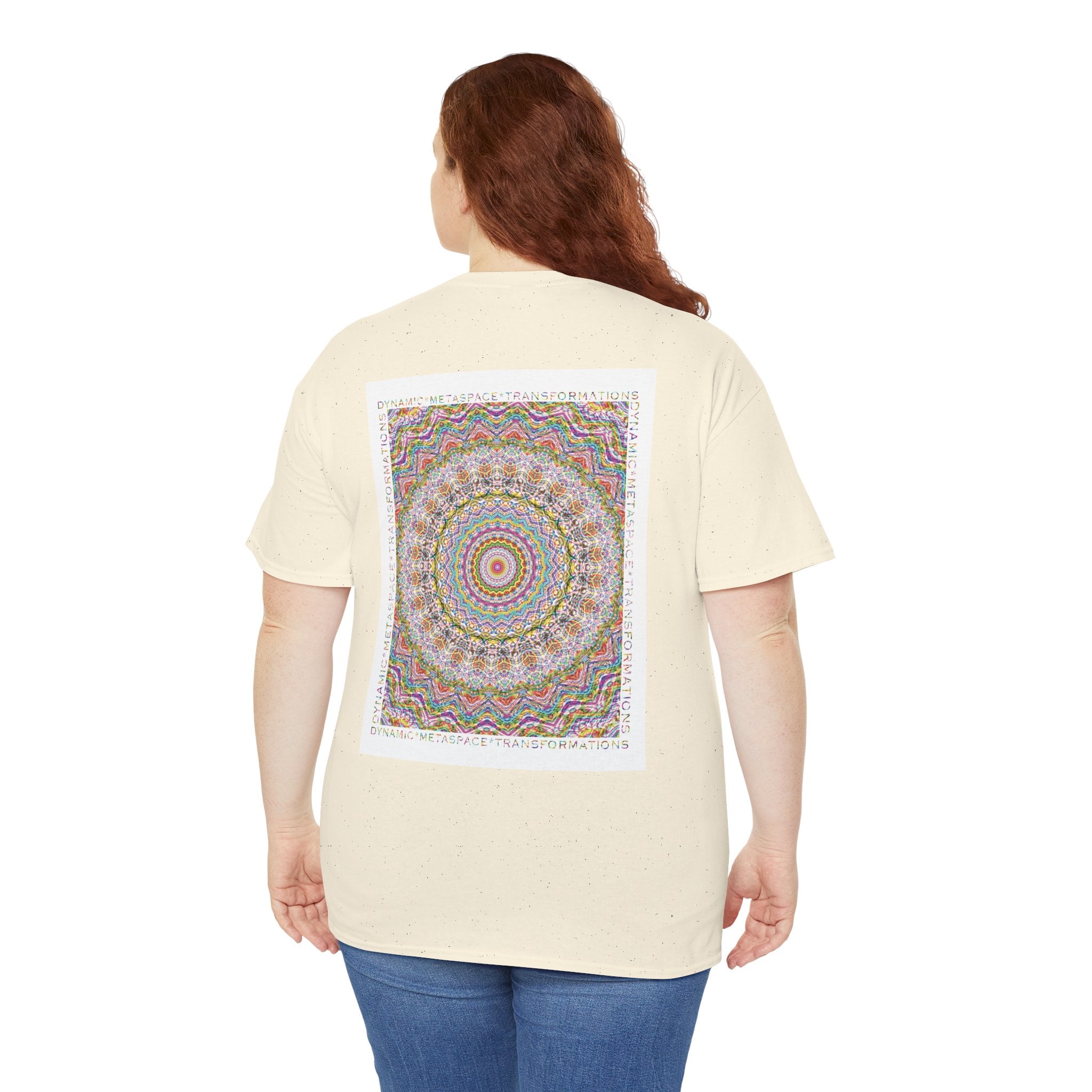 Unisex Heavy Cotton Tee (Back) - DMT Seer No.9