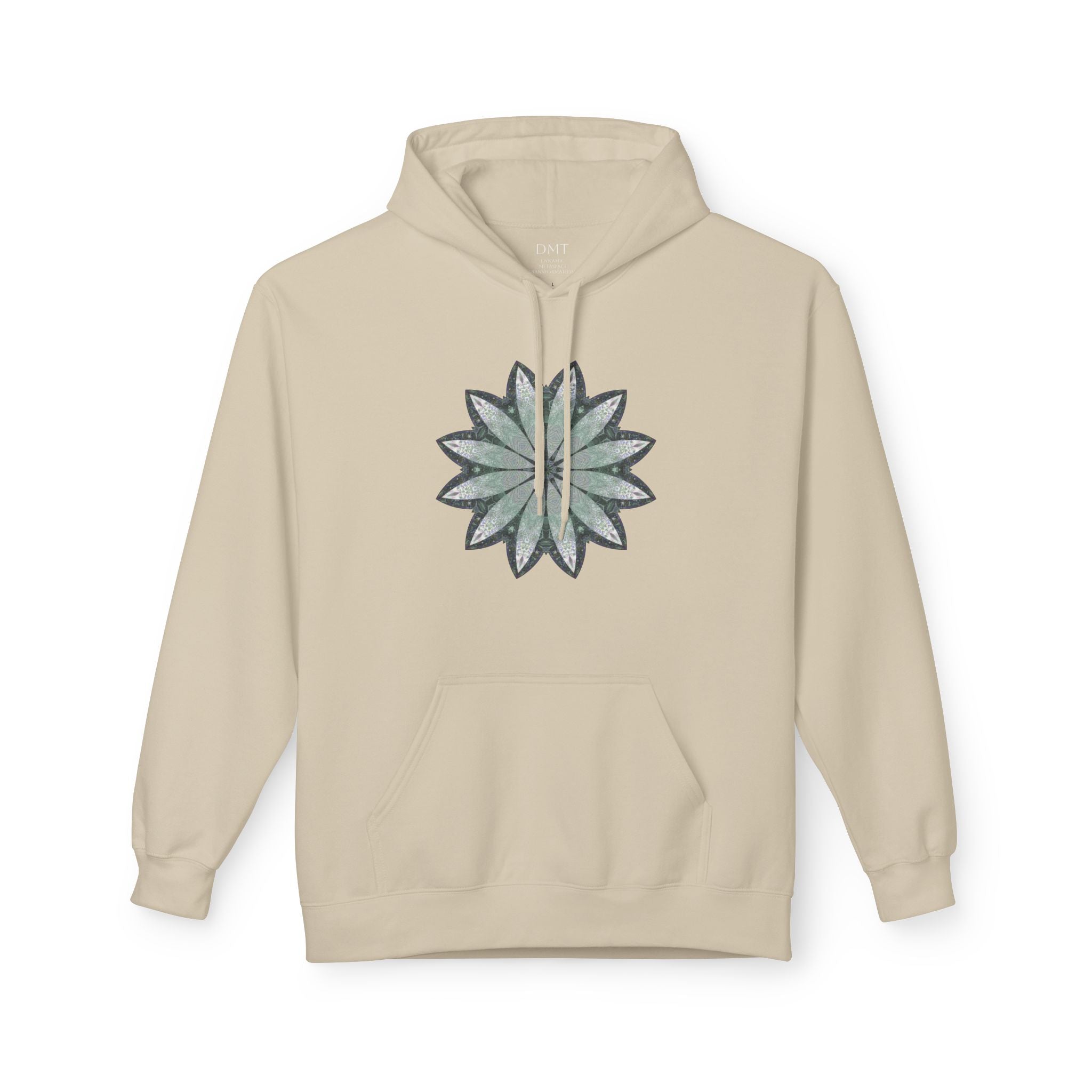 Unisex Midweight Softstyle Fleece Hoodie - Love Light Mandalas No.22