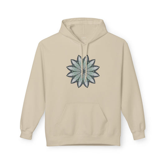 Unisex Midweight Softstyle Fleece Hoodie - Love Light Mandalas No.22