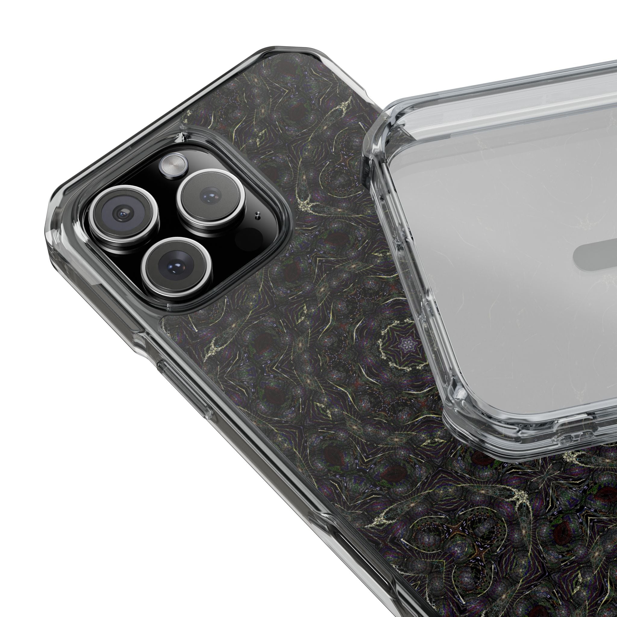iPhone 16 Magnetic Clear Impact Case - P5 Kaleidoscopic No.18
