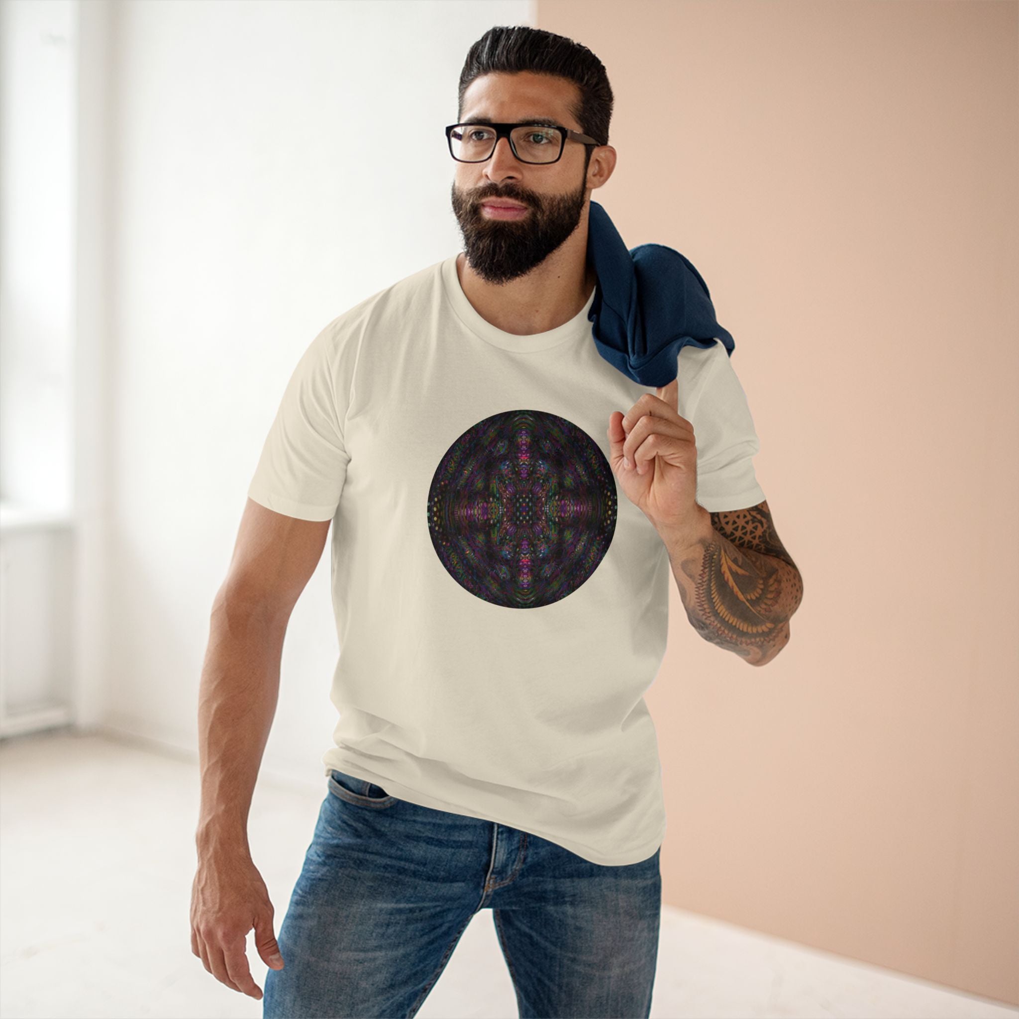 Men's Staple Tee - DMT Scribe Spheres No.5