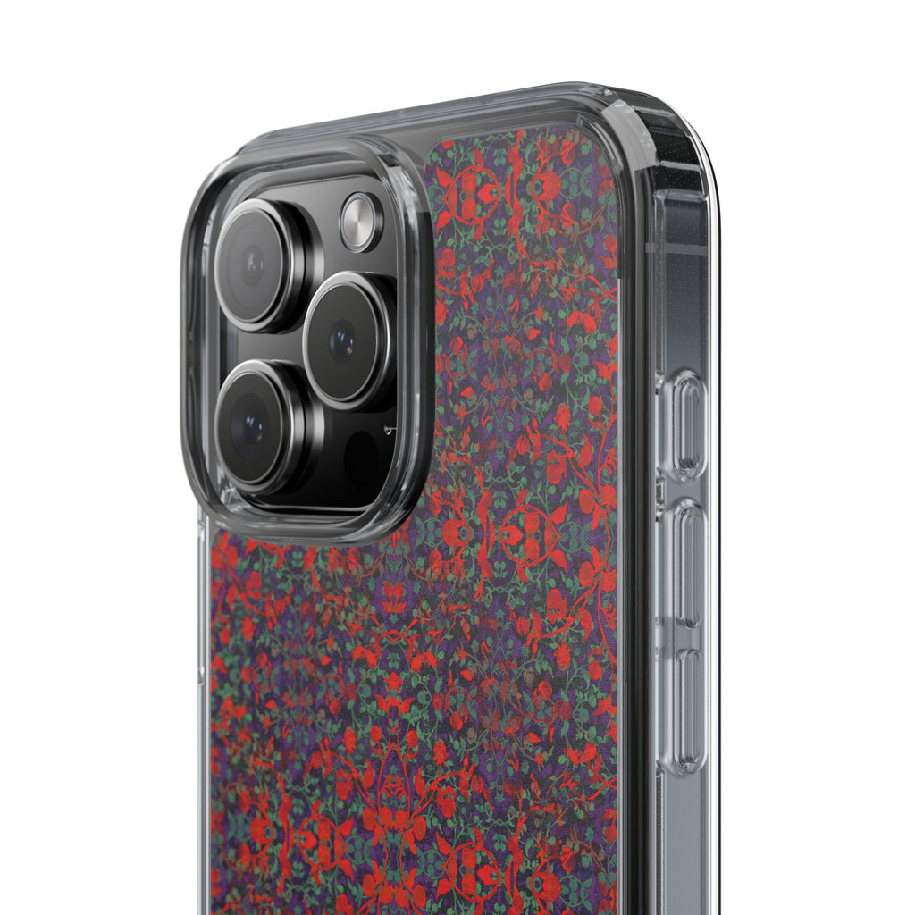 iPhone 16 Clear Case – Hidden Weave Series No.25