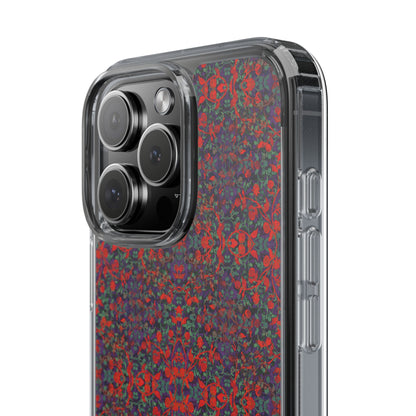 iPhone 16 Clear Case – Hidden Weave Series No.25