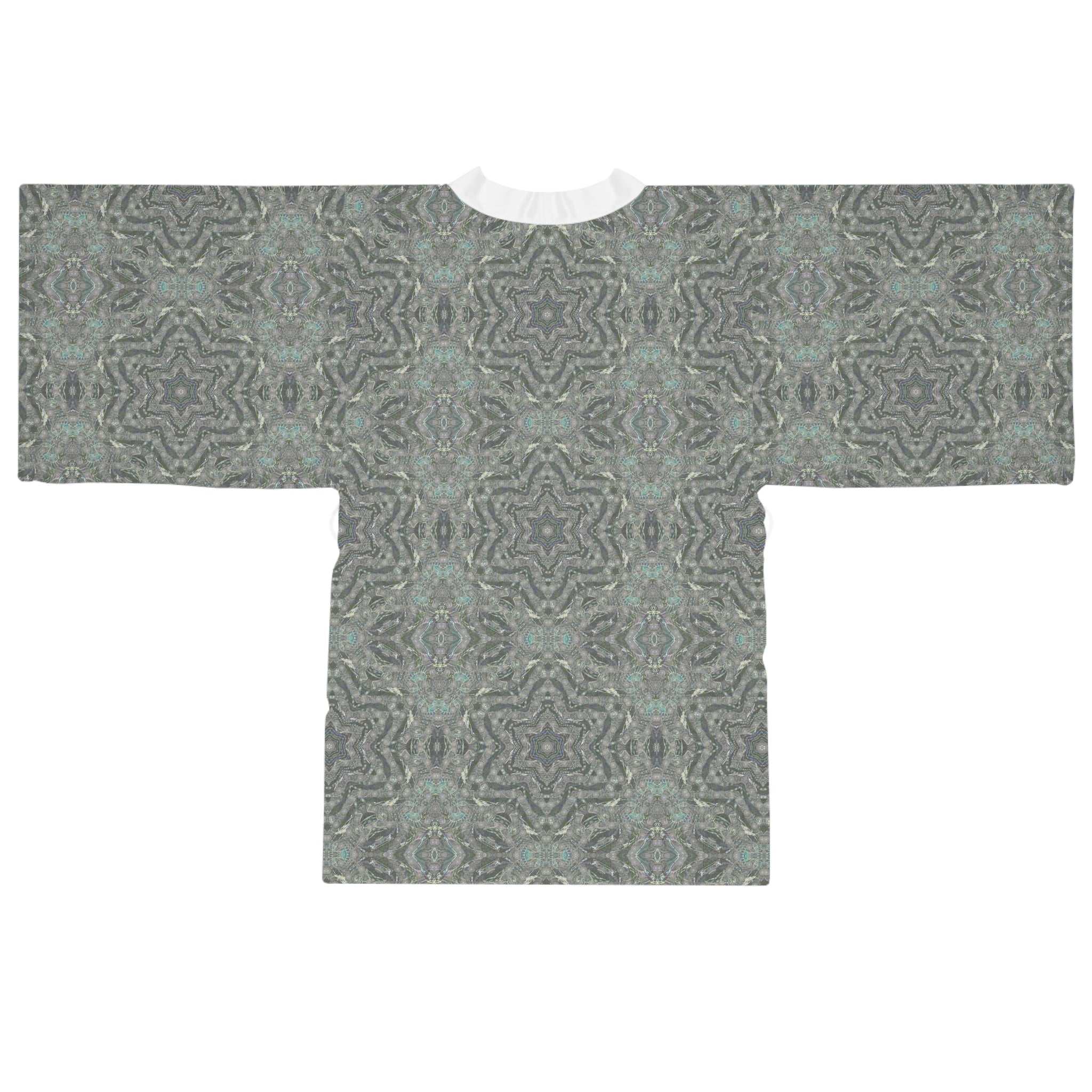 Long Sleeve Kimono Robe - P5 Kaleidoscopic No.28