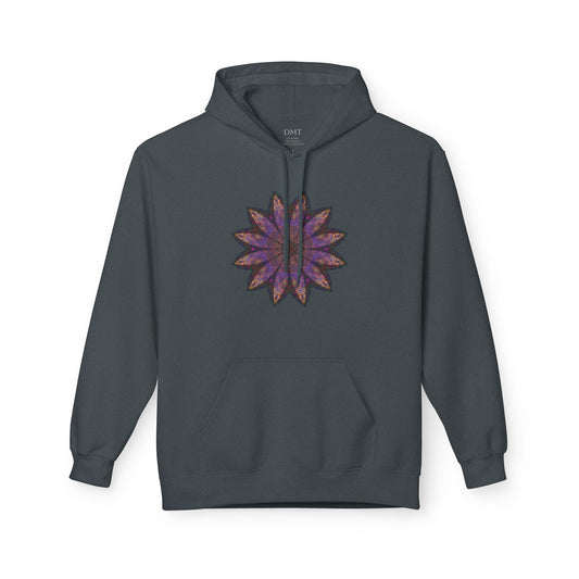 Unisex Midweight Softstyle Fleece Hoodie - Love Light Mandalas No.23