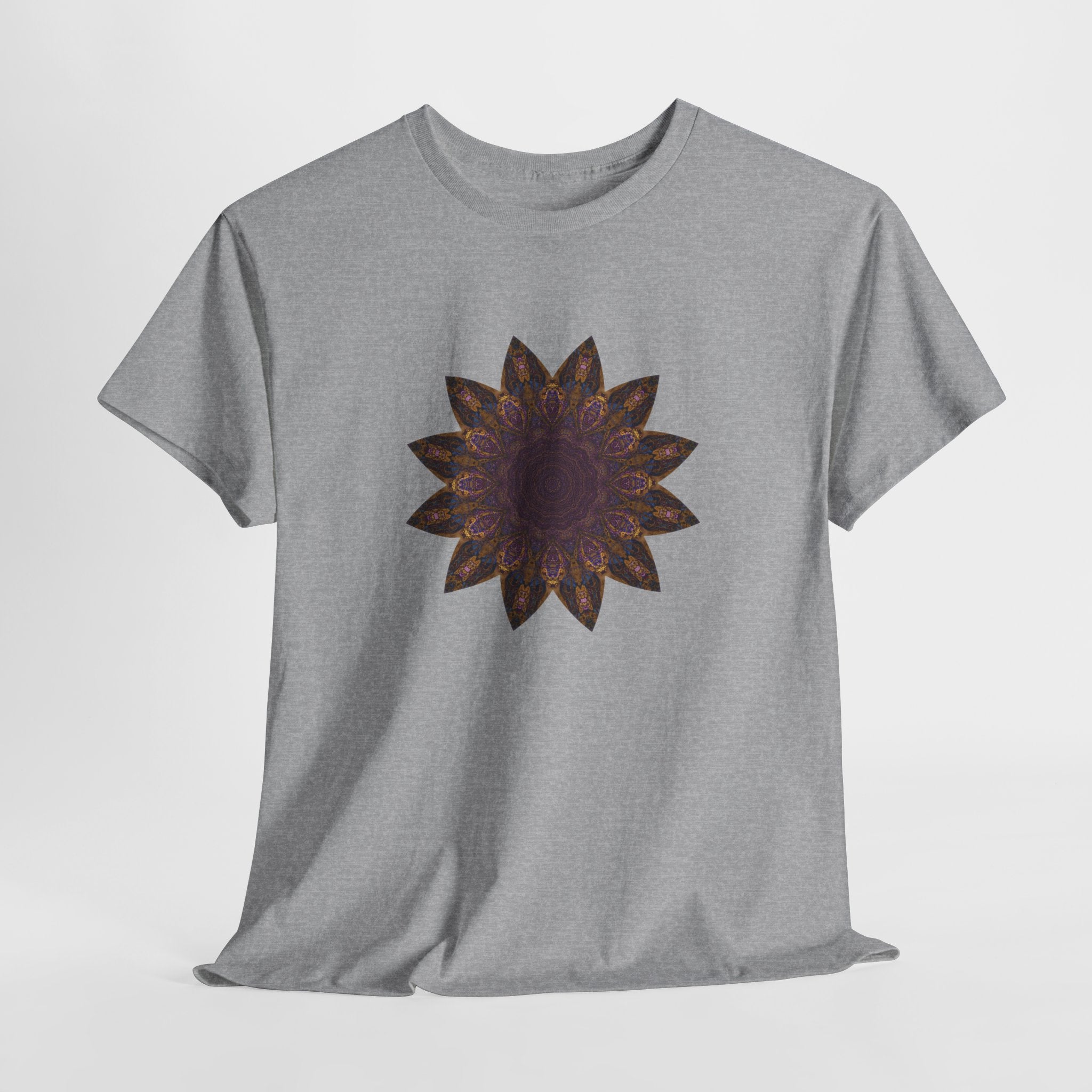Unisex Heavy Cotton Tee - Love Light Mandalas No.1