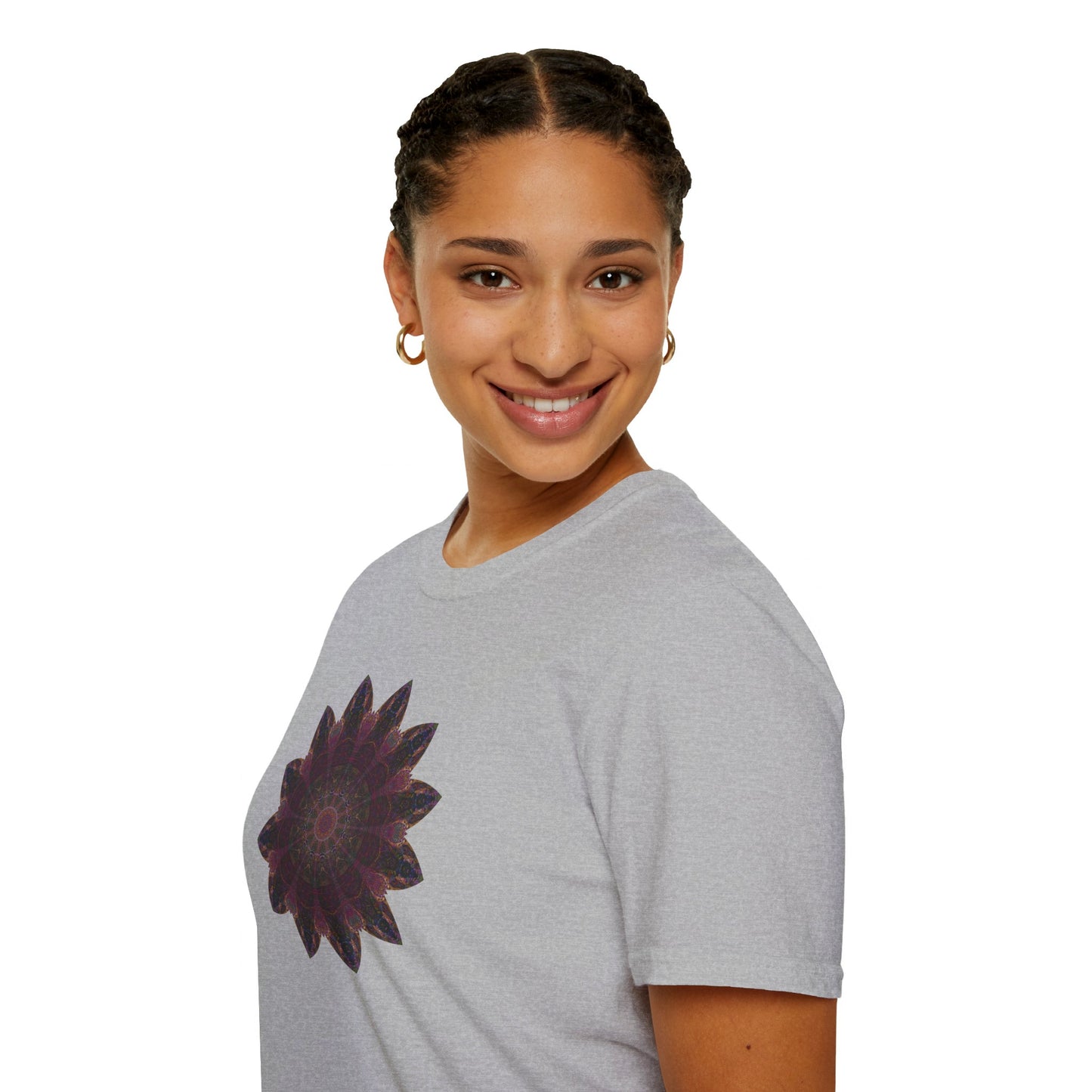 Unisex Softstyle T-Shirt - Love Light Mandalas No.8