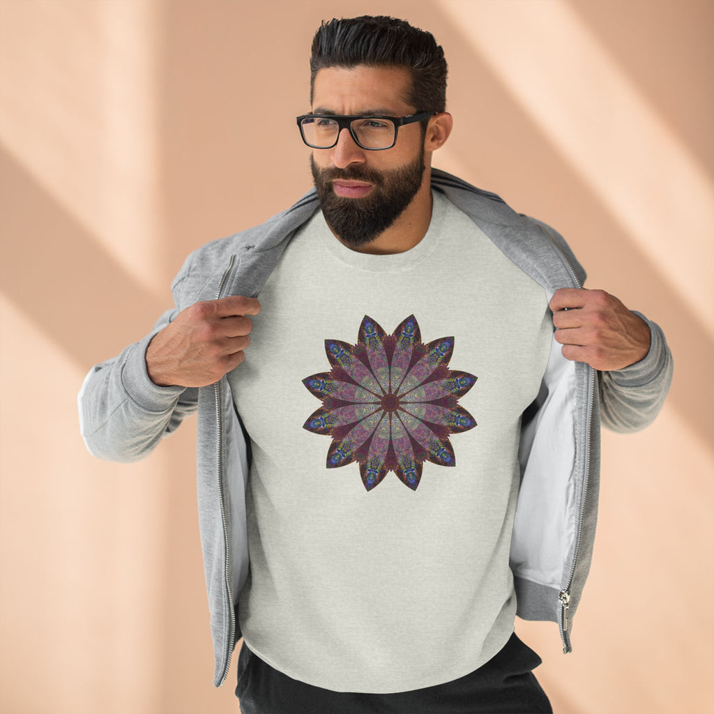 Unisex Crewneck Sweatshirt - Love Light Mandalas No.9