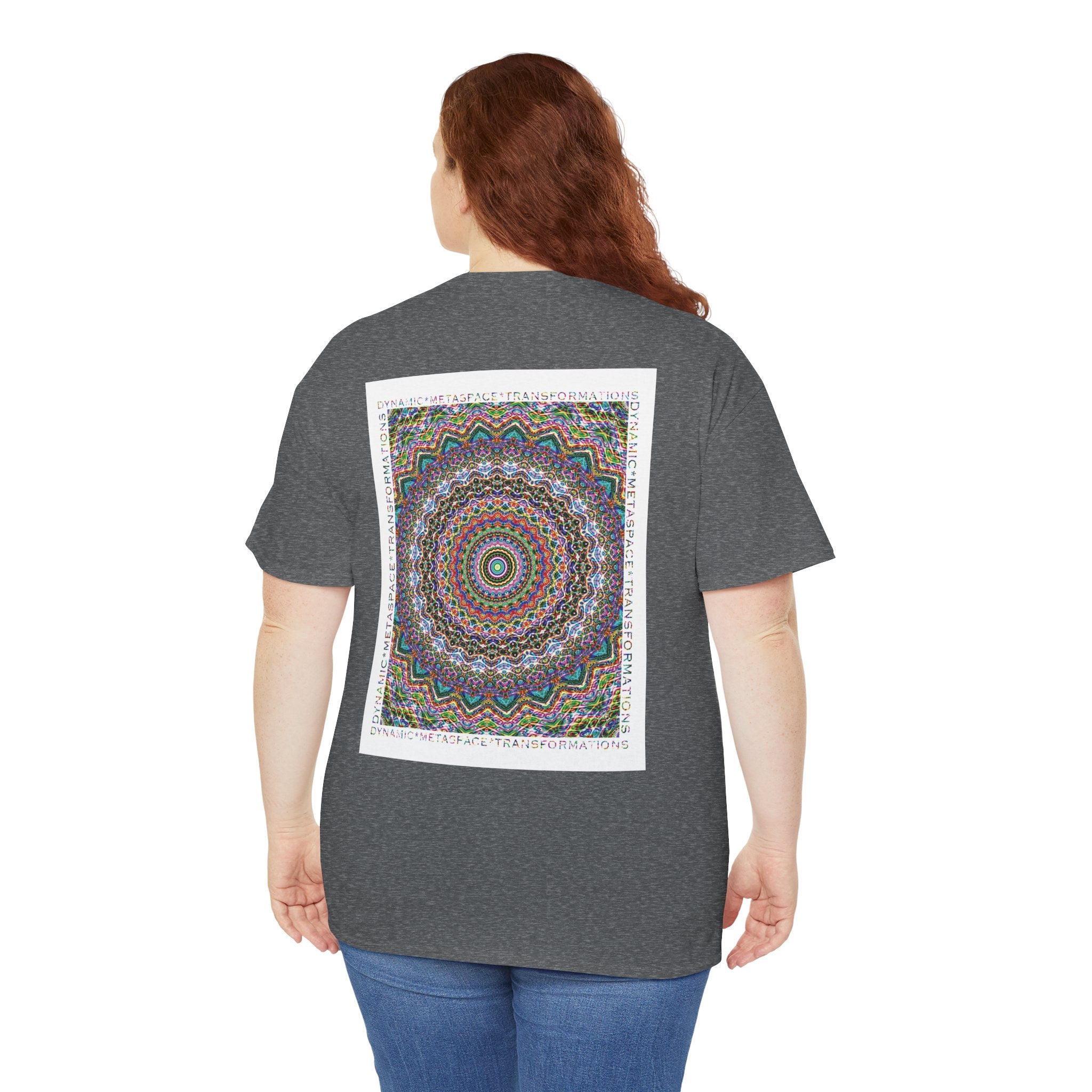 Unisex Heavy Cotton Tee (Back) - DMT Seer No.7