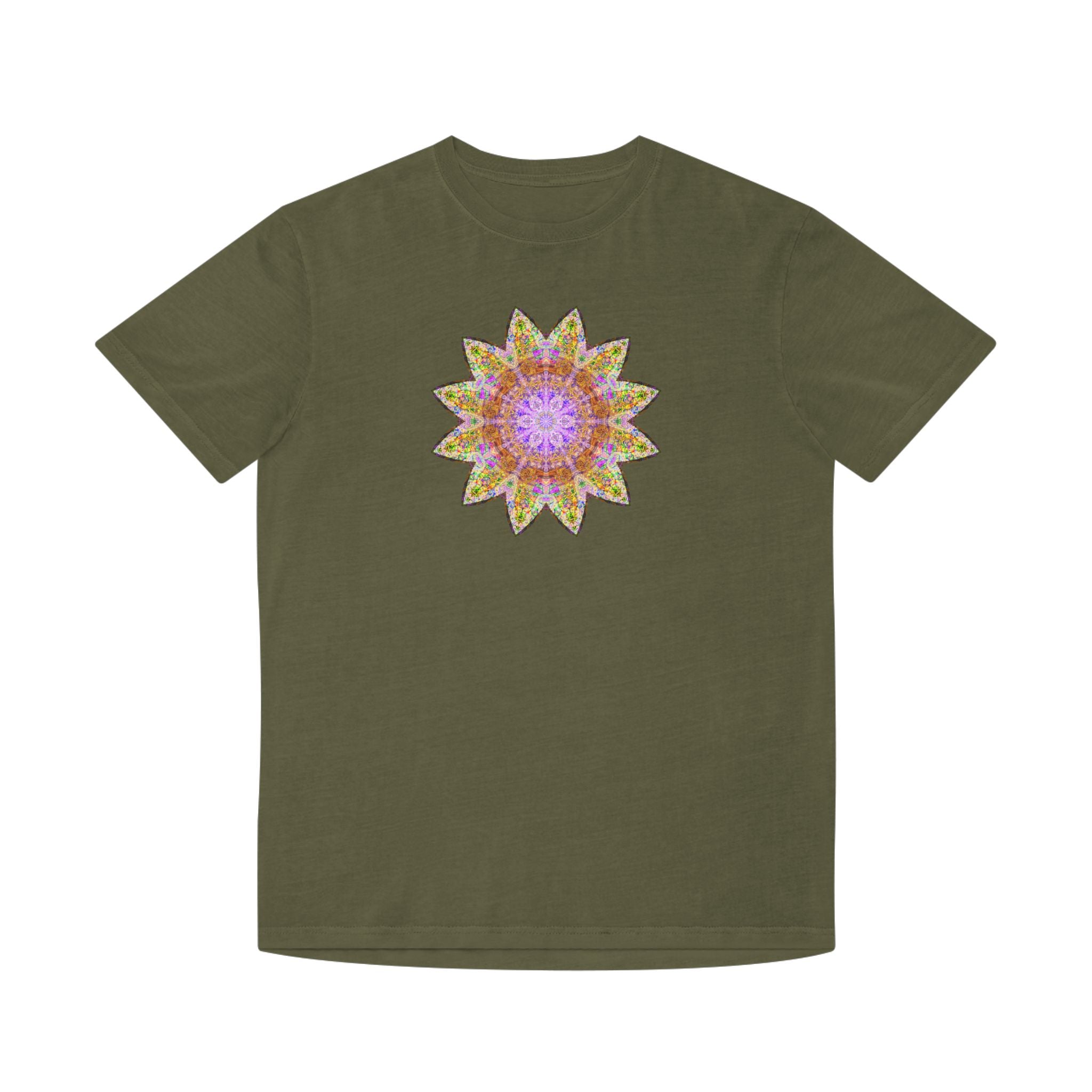 Unisex Faded Shirt - Love Light Mandalas No.14