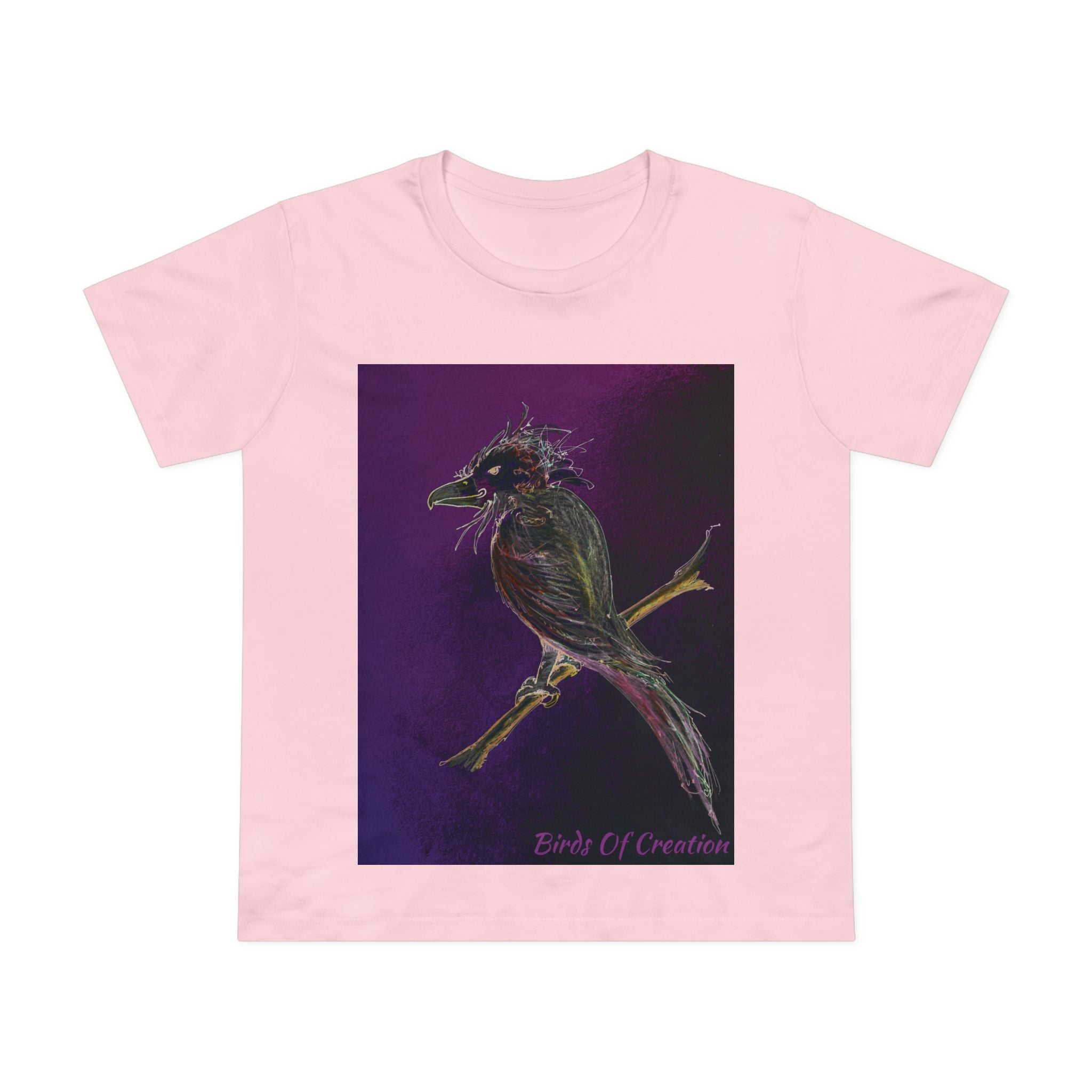 Women’s Maple Tee - Birds Of Creation No.1