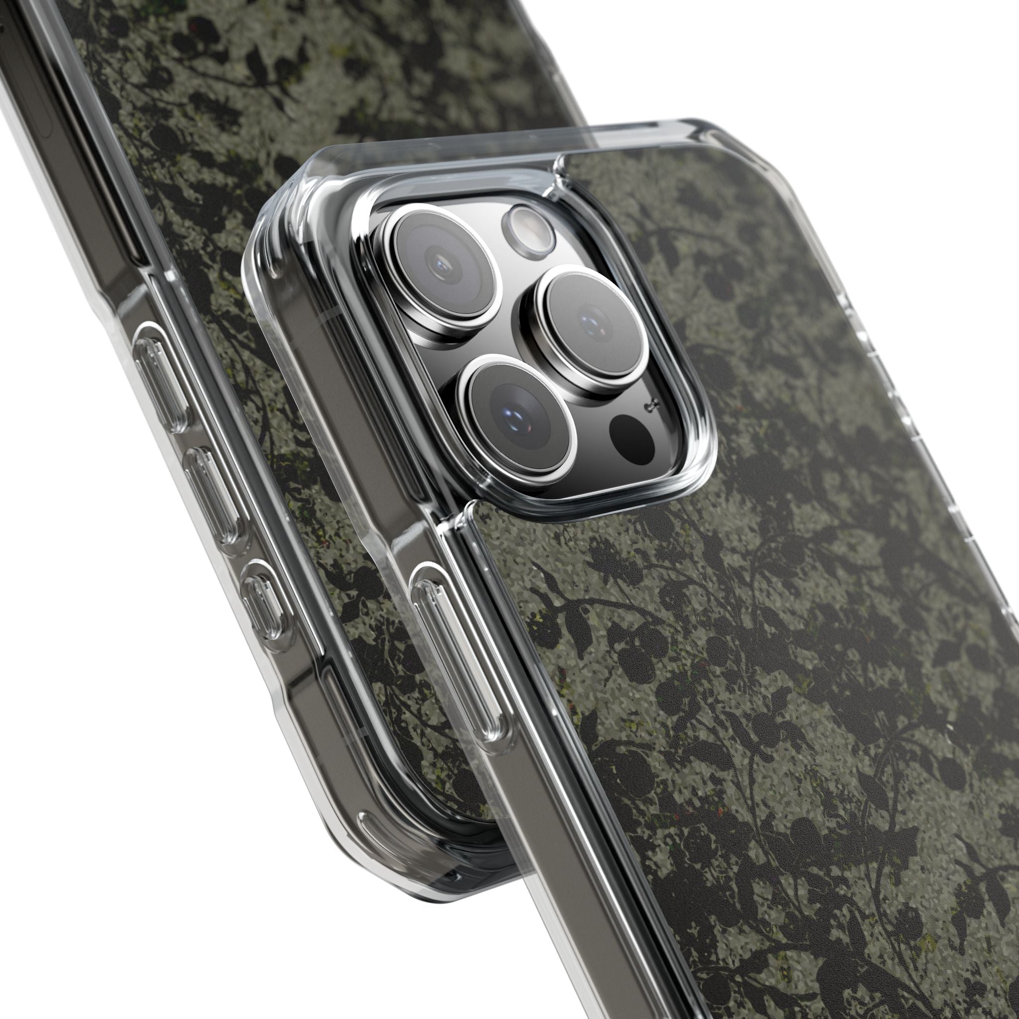 iPhone 16 Magnetic Clear Impact Case - Hidden Weave Series V3 No.25
