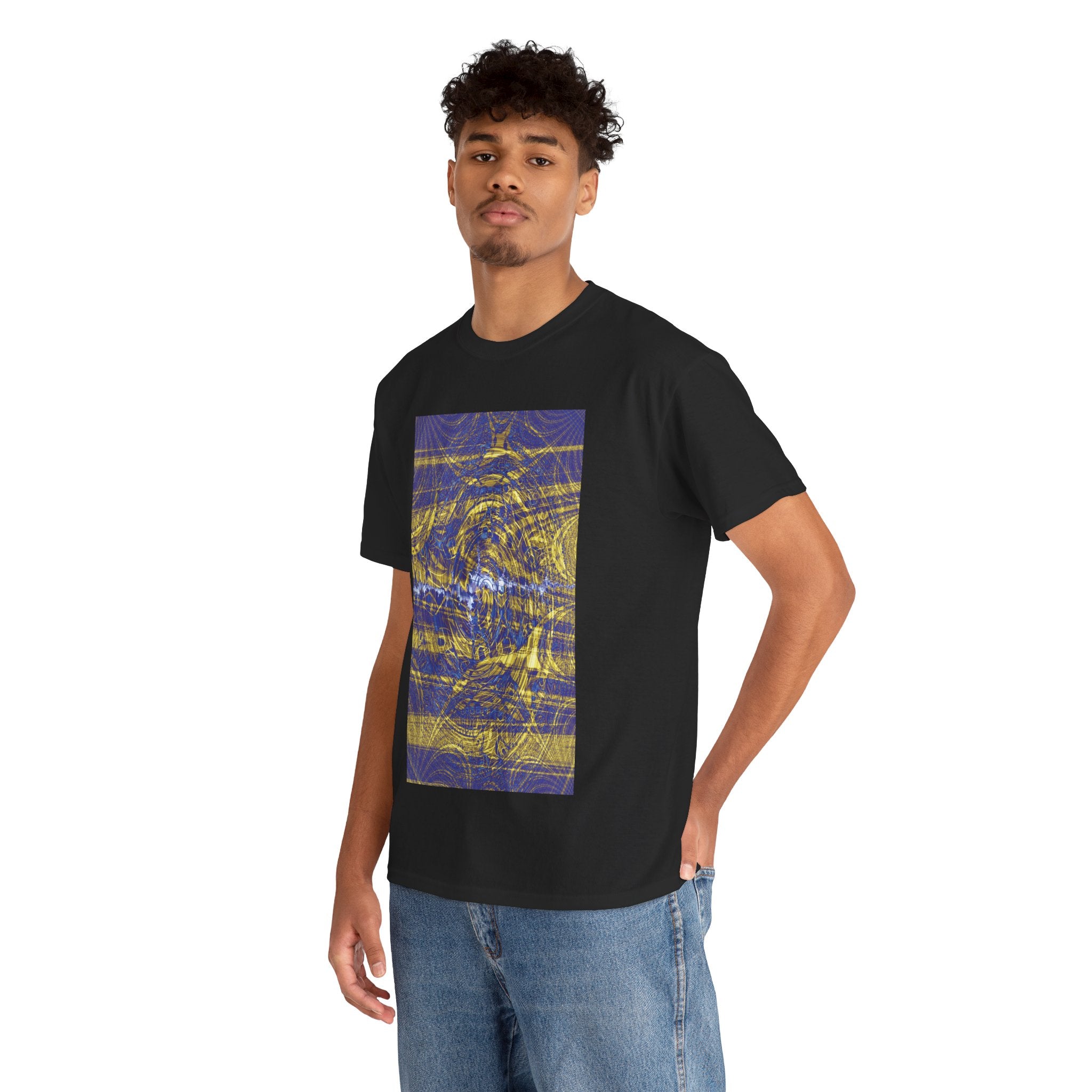 Unisex Heavy Cotton Tee - Love Light Fractals No.1