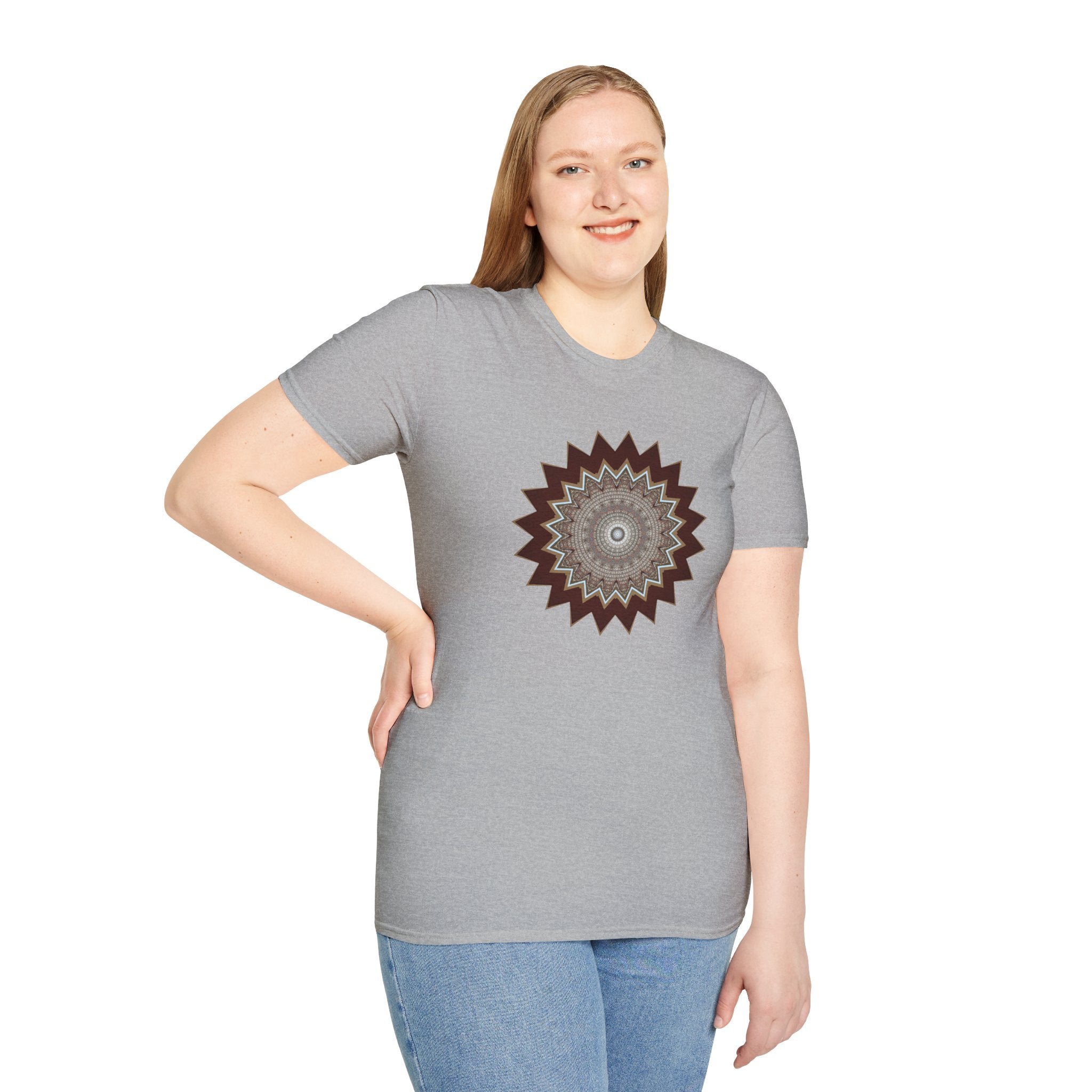 Unisex Softstyle T-Shirt - Mycelium Mandalas No.1