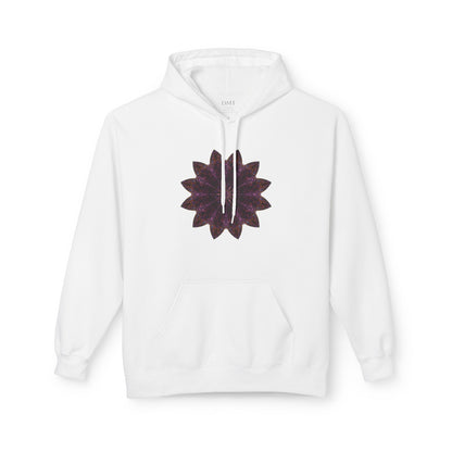 Unisex Midweight Softstyle Fleece Hoodie - Love Light Mandalas No.15