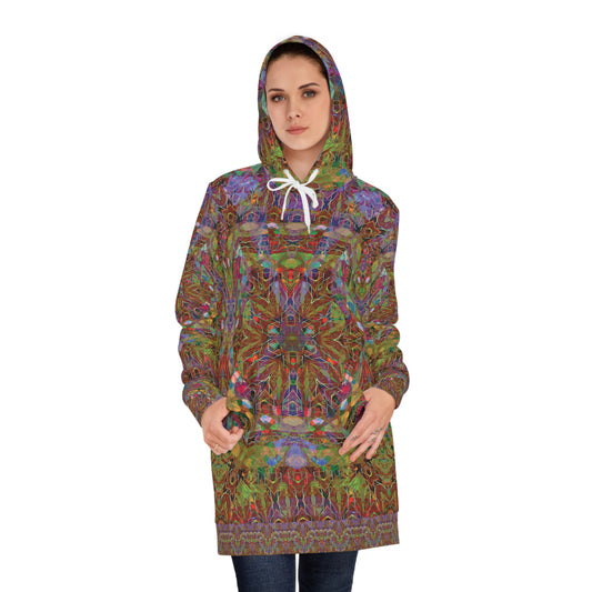 Women's Hoodie Dress - Mandala Series No.15