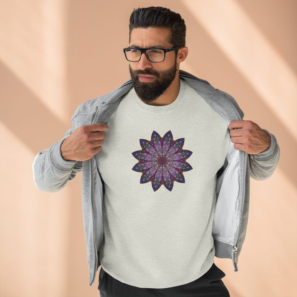 Unisex Crewneck Sweatshirt - Love Light Mandalas No.17