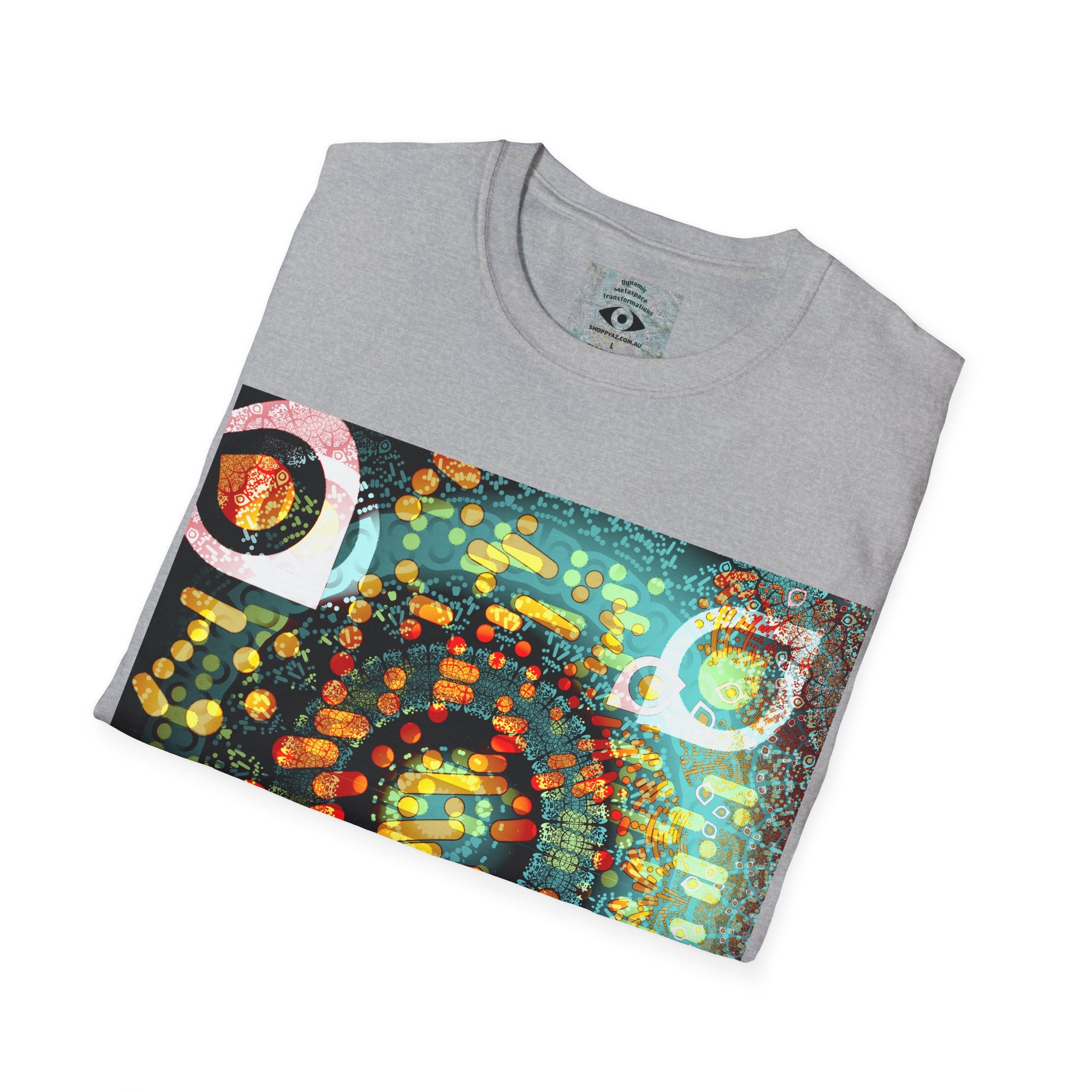 Unisex Softstyle T-Shirt - Psychedelic QR No.1
