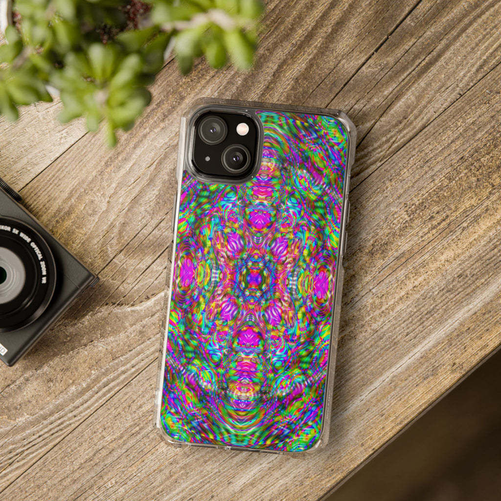 iPhone 14 Magnetic Clear Impact Case - DMT Scribe Tiles No.4